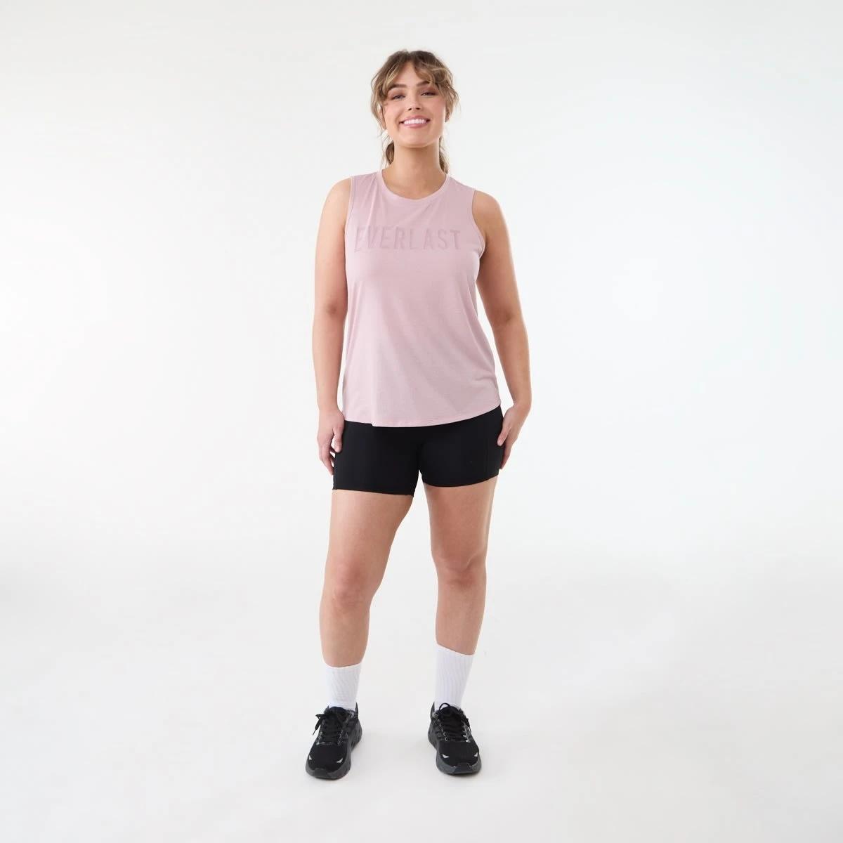 7 Everlast Womens Keyhole Tank EVERLAST ROSE BLUSH, 7 of 7