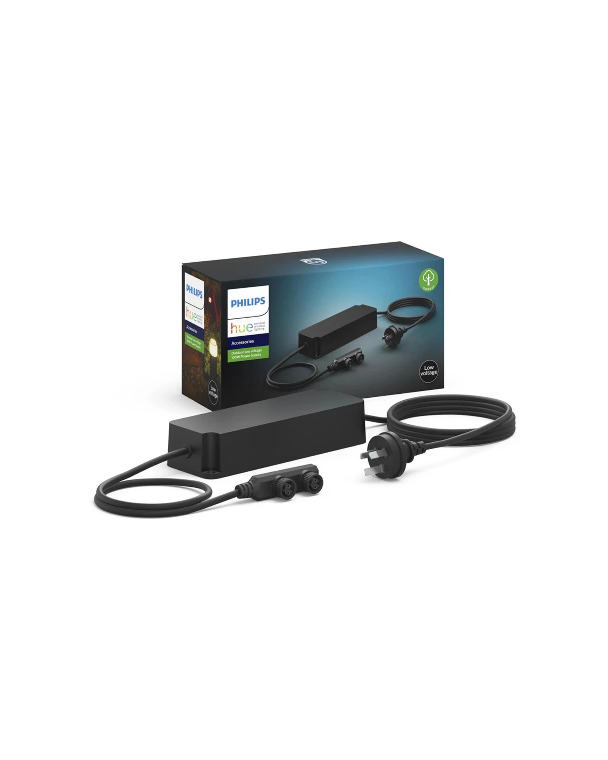 1 Phillips 100w Outdoor Low Voltage Power Supply F/ Hue Outdoor Light System
 - Black, 1 of 1