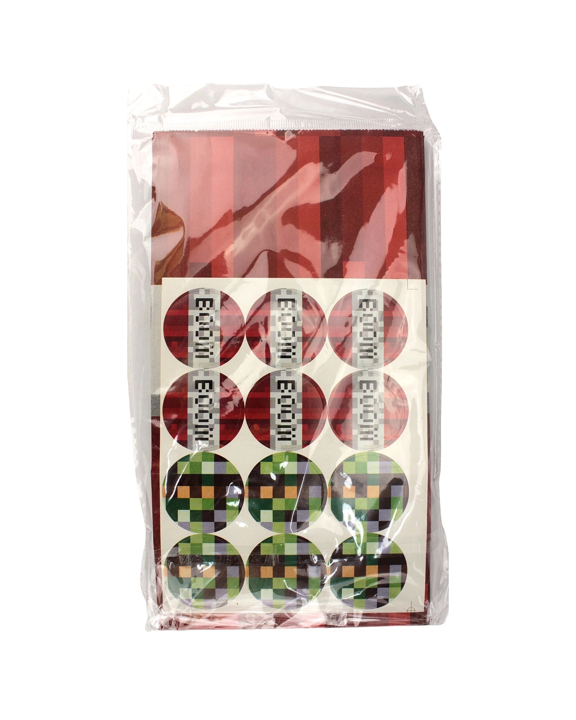 4 Party Maker Boom Gamer Paper Party Bags With Stickers Pack of 12 - Red, 4 of 5