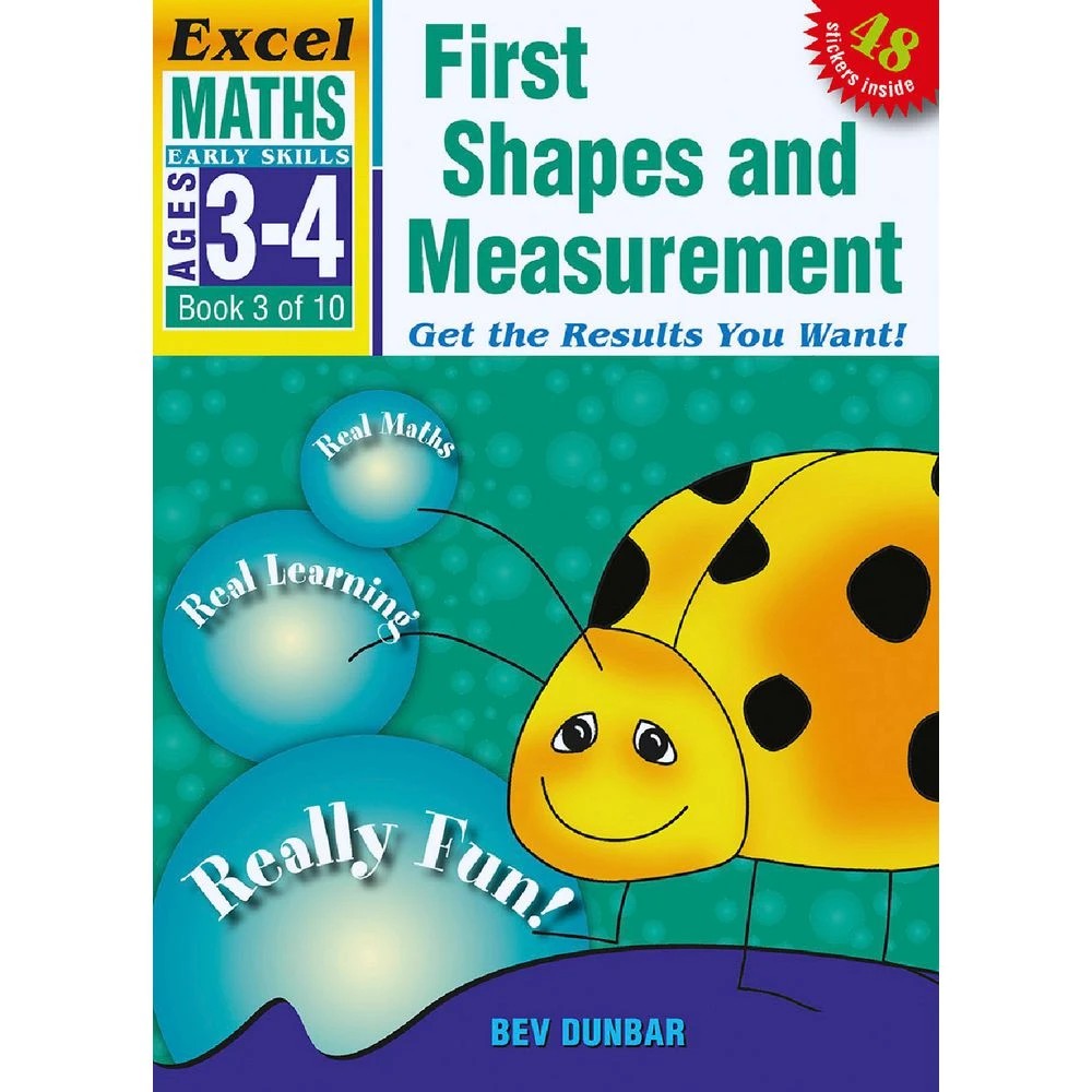 1 Excel Early Skills Maths Book 3 Shape and Measure, 1 of 4