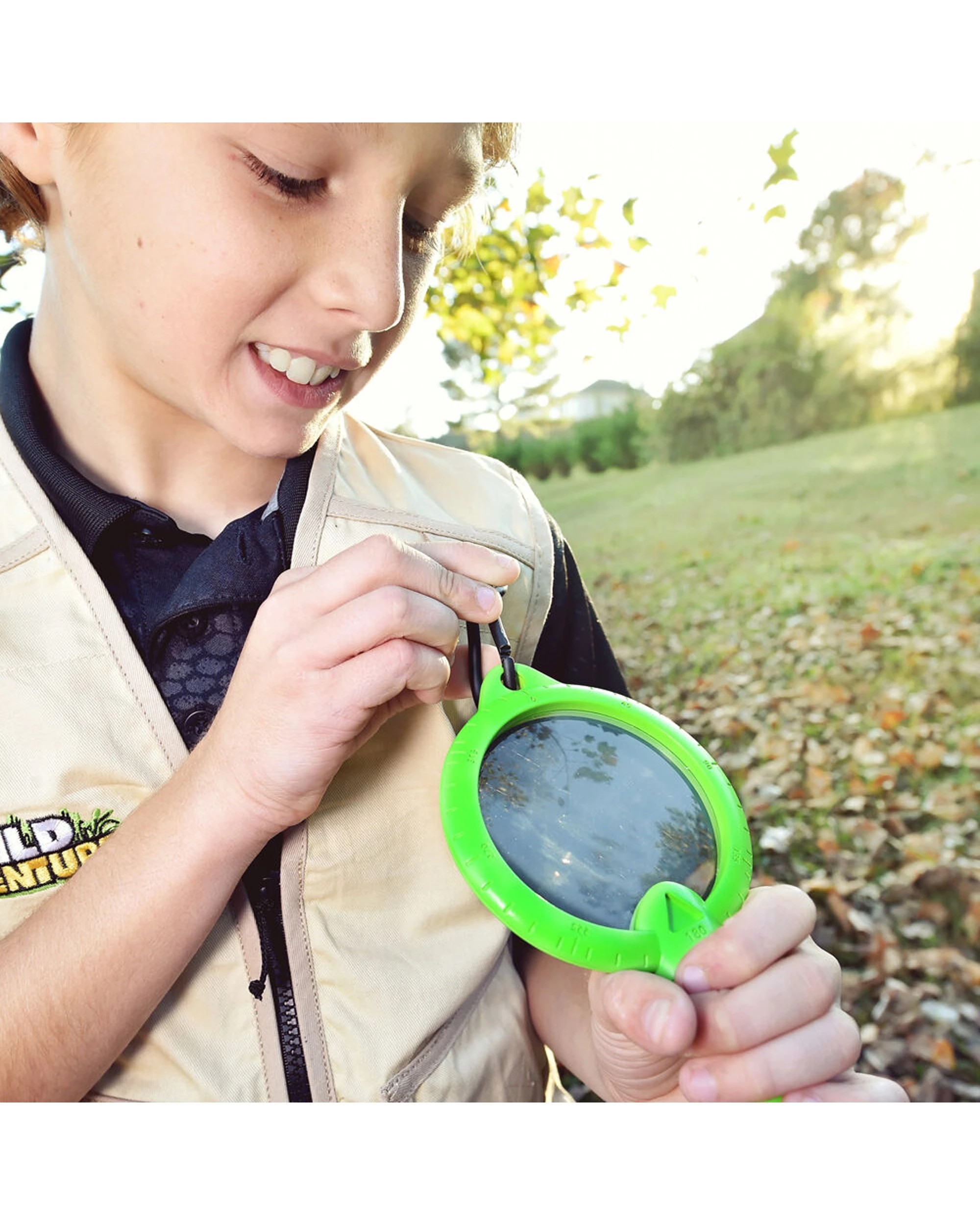 5 Wild Adventure 6PK Magnifying Glass Toy Kids Educational Fun - Green, 5 of 6