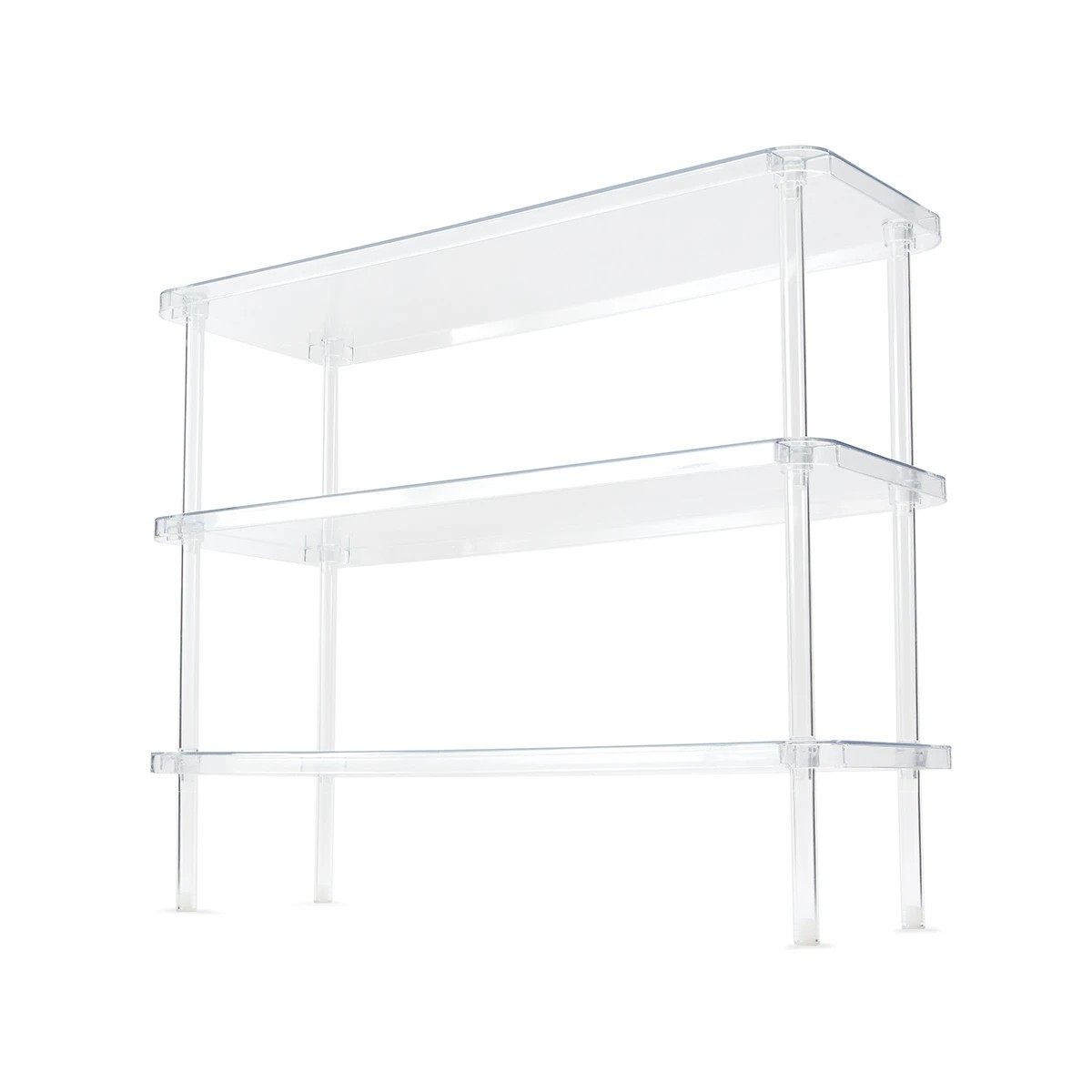 3 3 Tier Clear Shoe Rack, 3 of 6