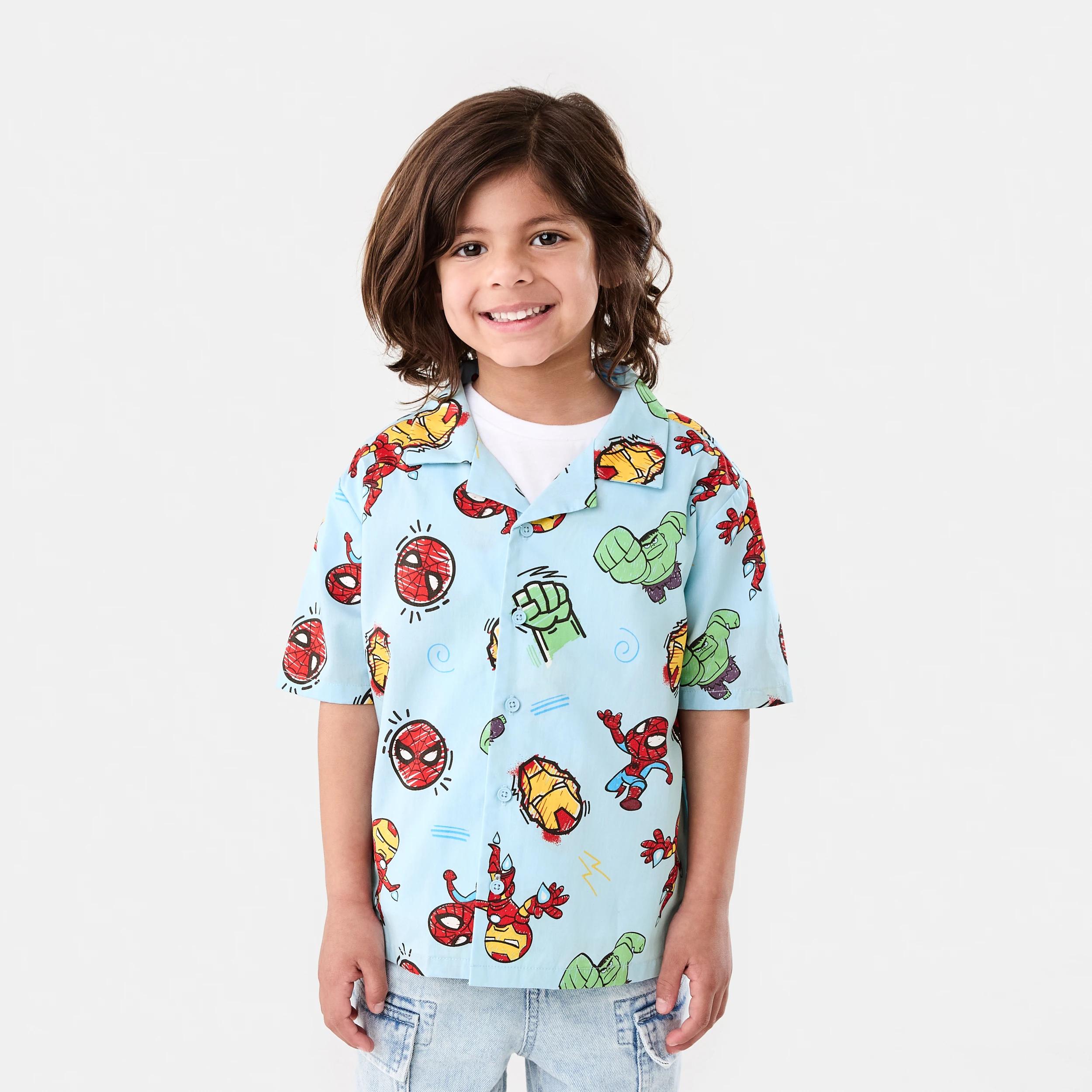 2 Spider-Man and Friends License All Over Print Shirt Marvel, 2 of 8