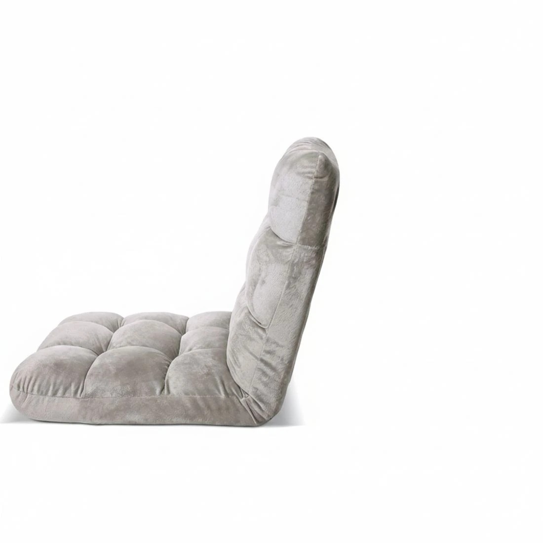 4 Artiss 2X Lounge Sofa Bed Flannel Fabric - Grey, 4 of 5