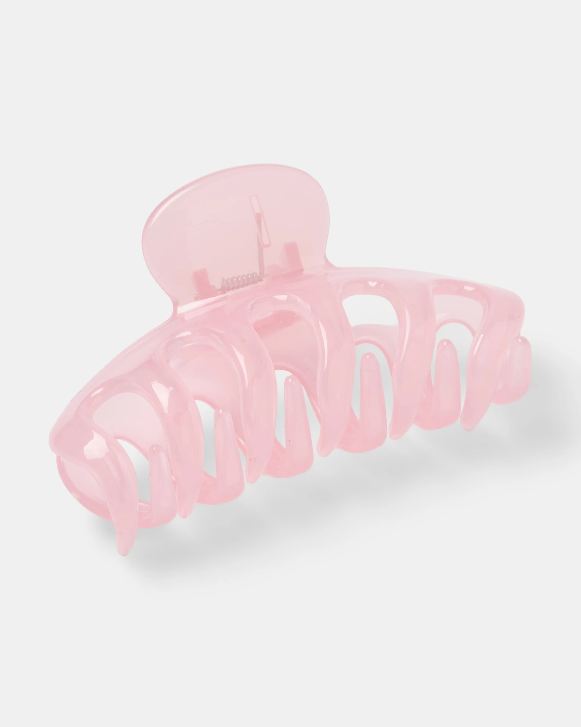 2 Pink Jelly Claw Hair Clip, 2 of 3