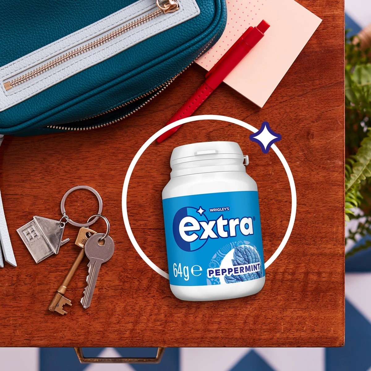 3 46 Piece Wrigley's Extra Peppermint Gum 64g, 3 of 5