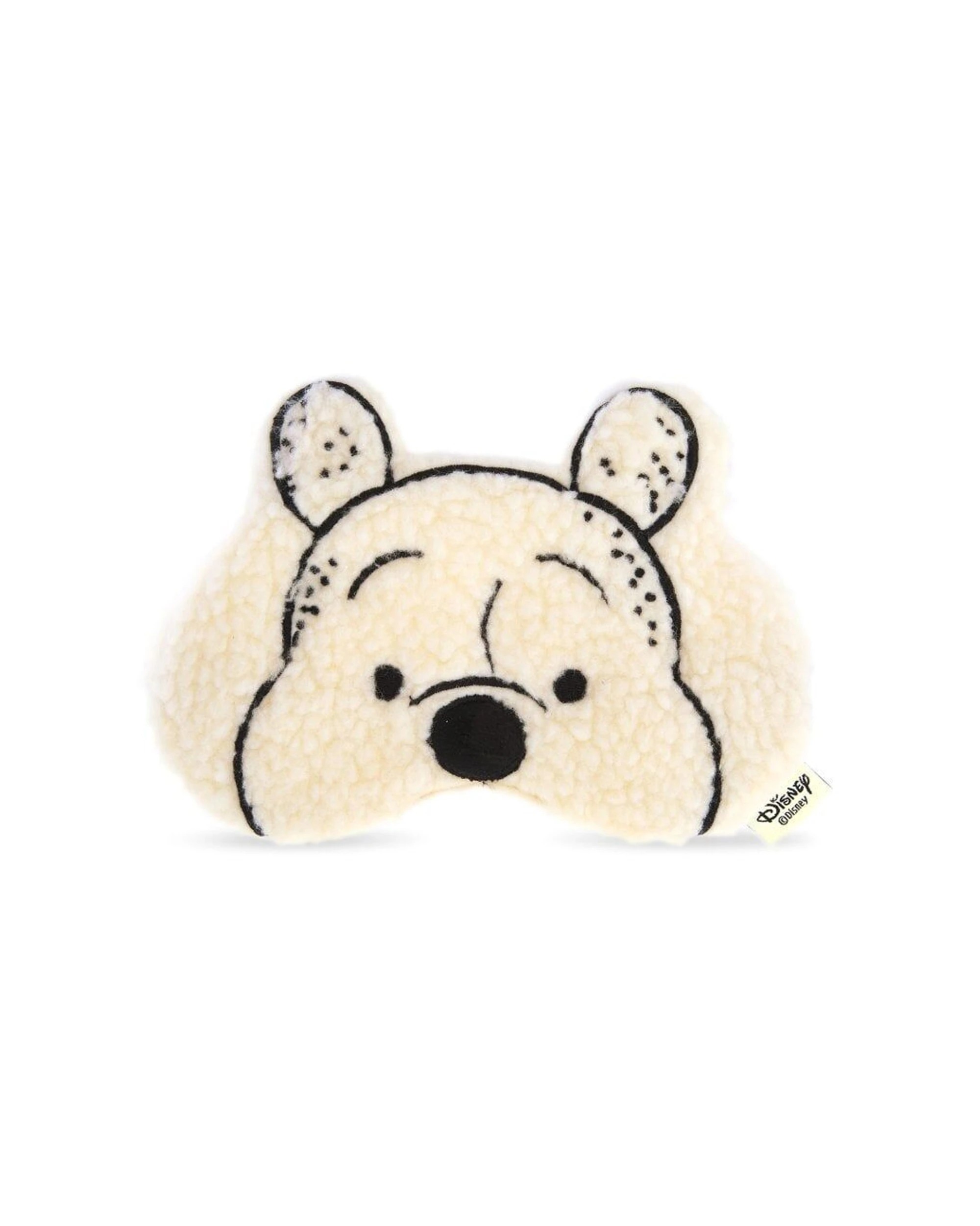 3 Disney Winnie The Pooh Elasticated Fluffy Bedtime Sleep Face Mask 2PK - Yellow, 3 of 3