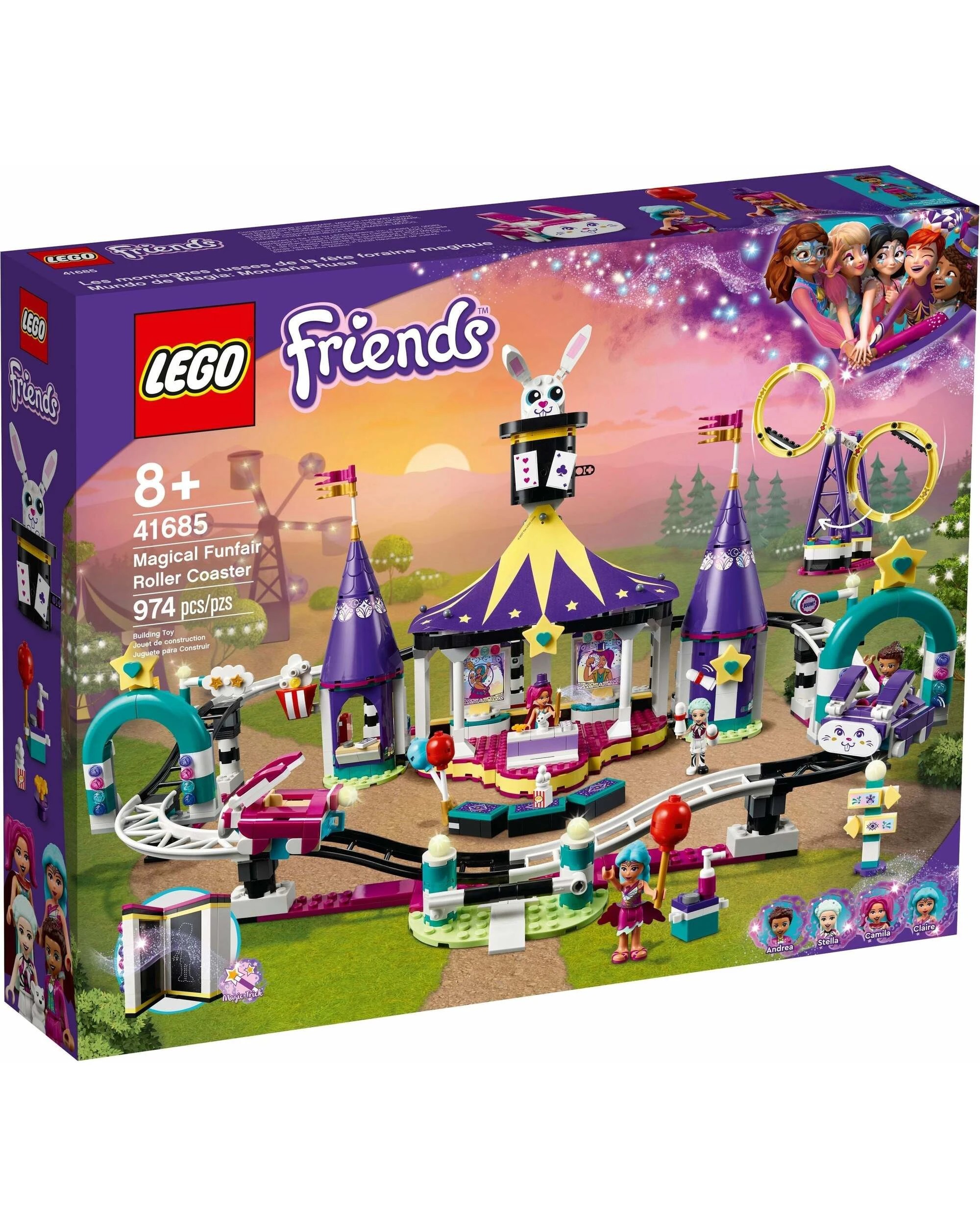 1 LEGO 41685 Magical Funfair Roller Coaster: Carnival Thrill Ride, 1 of 5