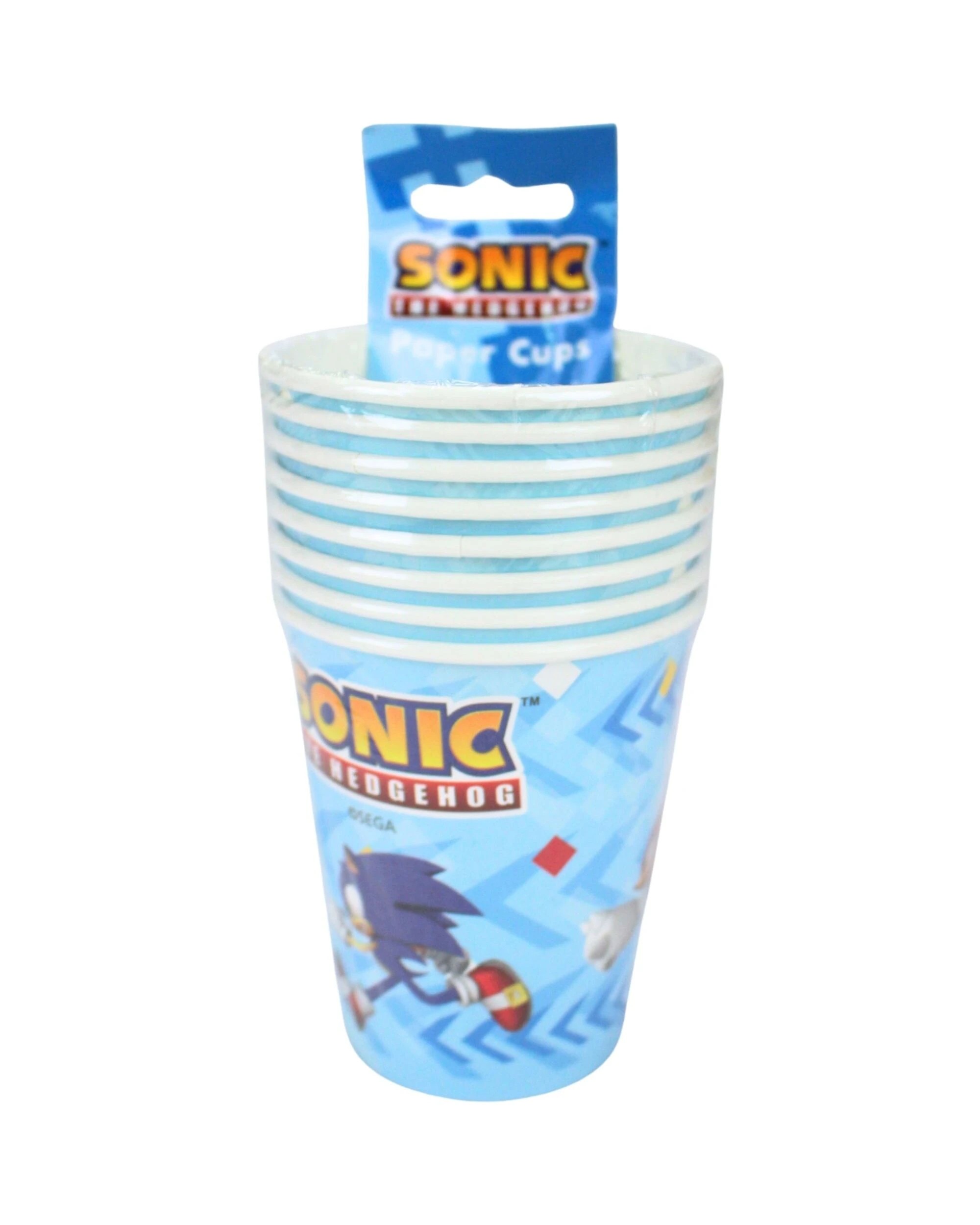 3 Artwrap Sonic The Hedgehog Speed Paper Cups Pack of 8 - Blue, 3 of 3