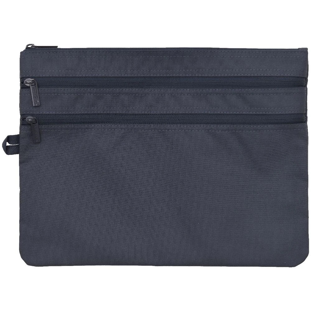2 Studymate Triple Zip Pencil Case Navy, 2 of 4