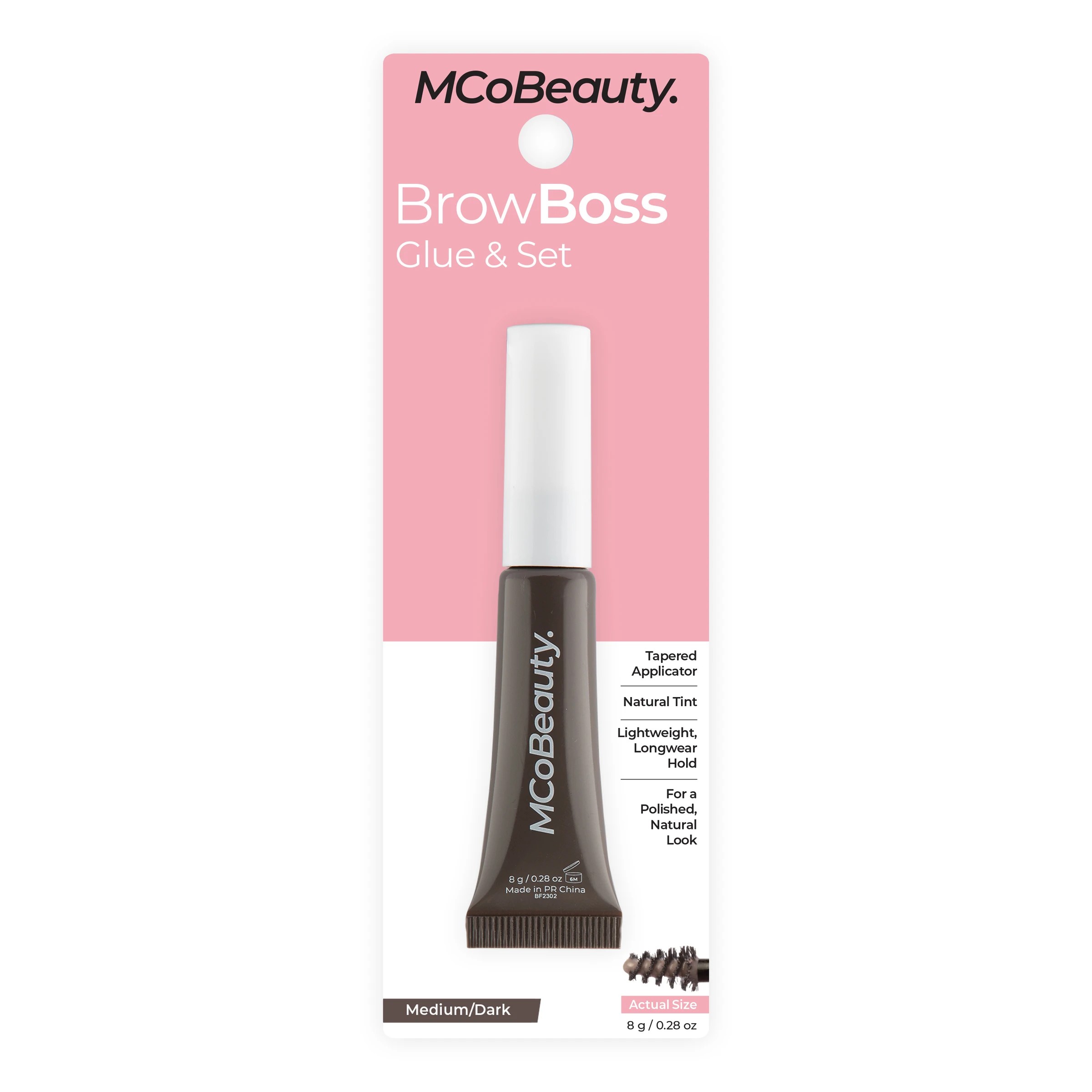 1 MCoBeauty BrowBoss Glue and Set - Medium/Dark, 1 of 1