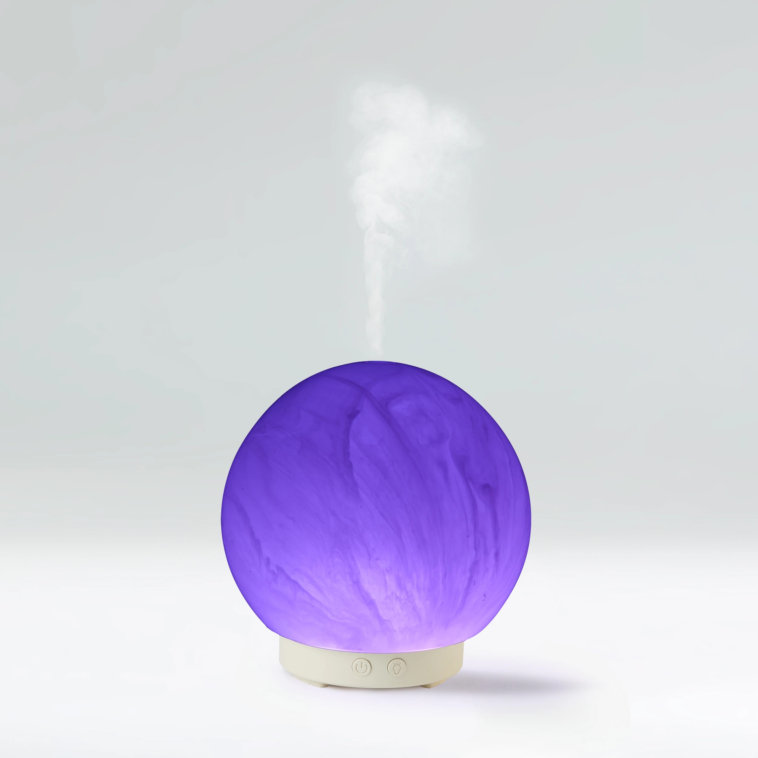 9 Round Marble Look Electric Diffuser, 9 of 10