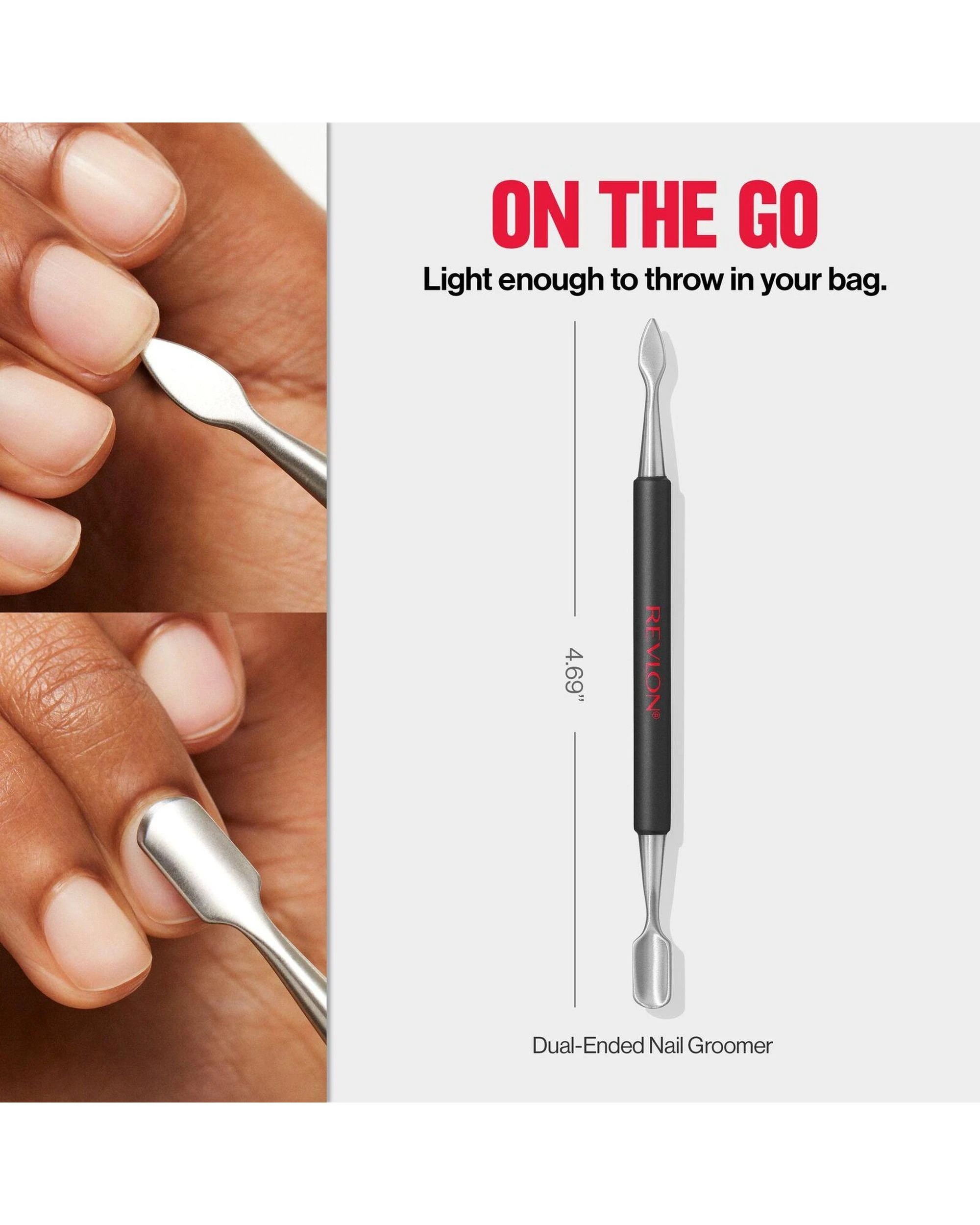 4 Revlon Dual Ended Nail Groomer - Black, 4 of 7