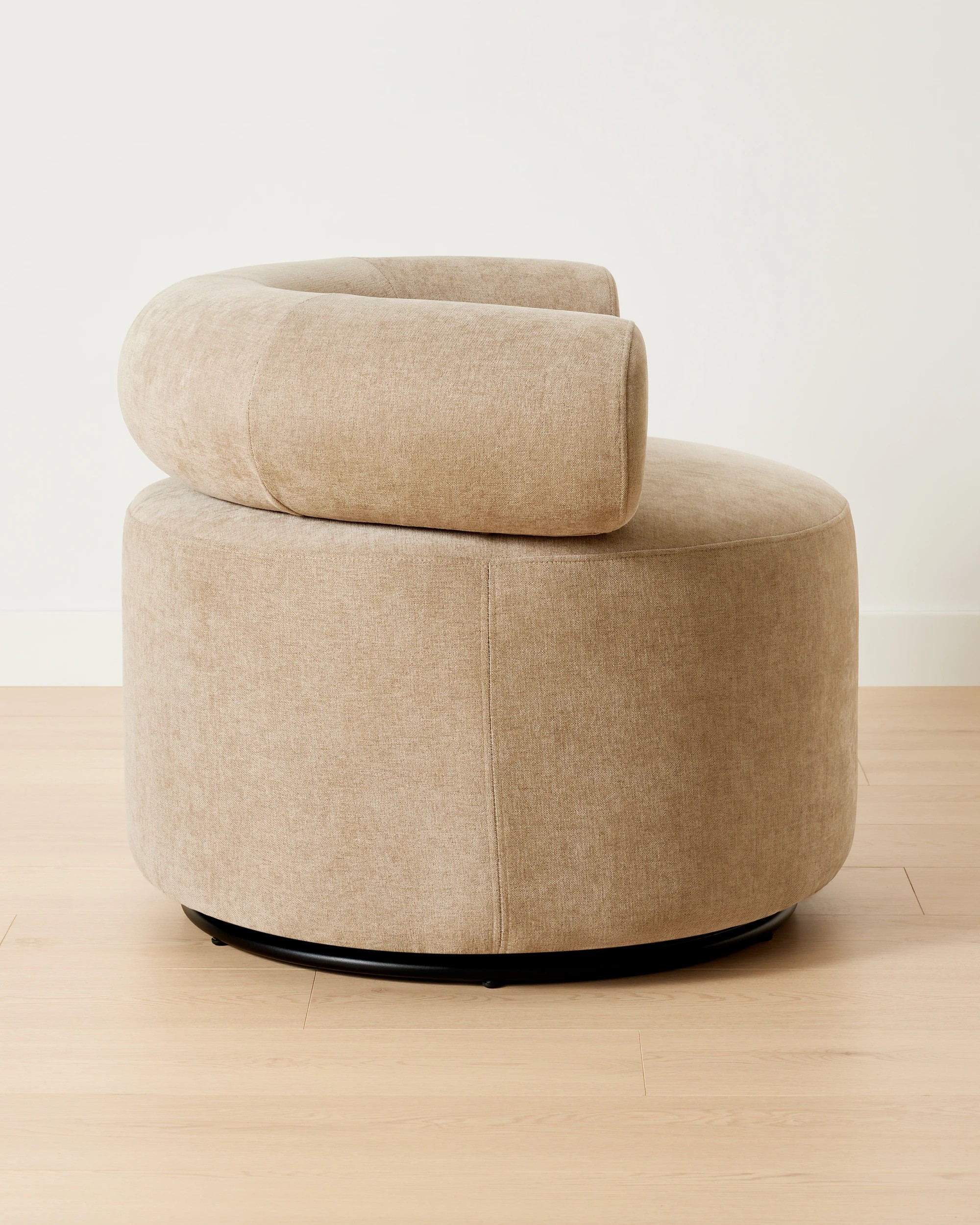 3 Halo Swivel Lounge Chair - Cream, 3 of 7