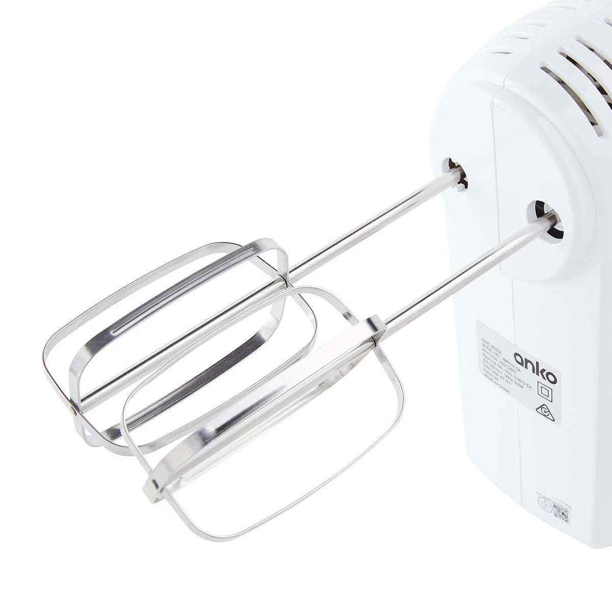 6 Hand Mixer - White, 6 of 8