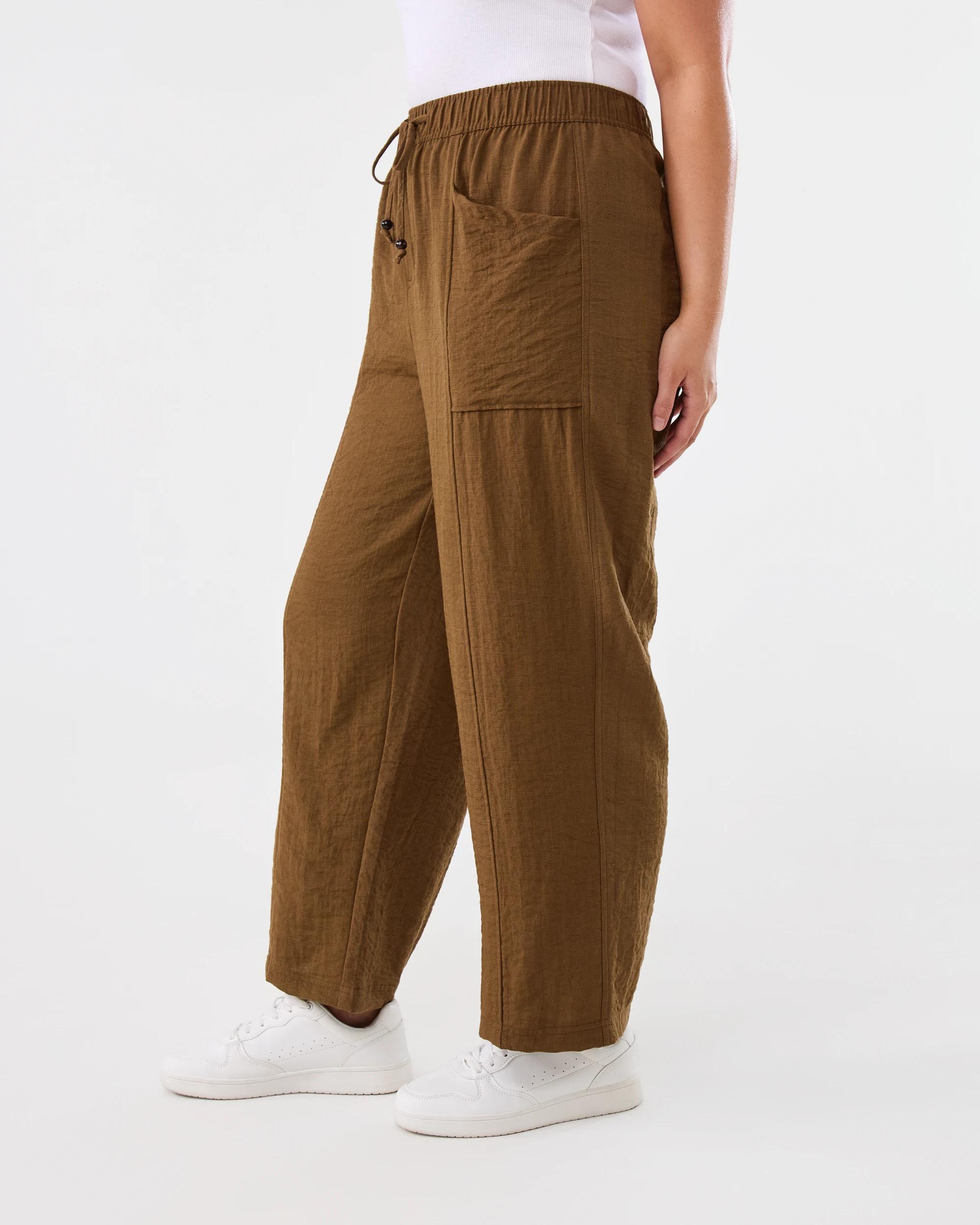 2 Tie Waist Patch Pocket Pants Sadlebrow, 2 of 5