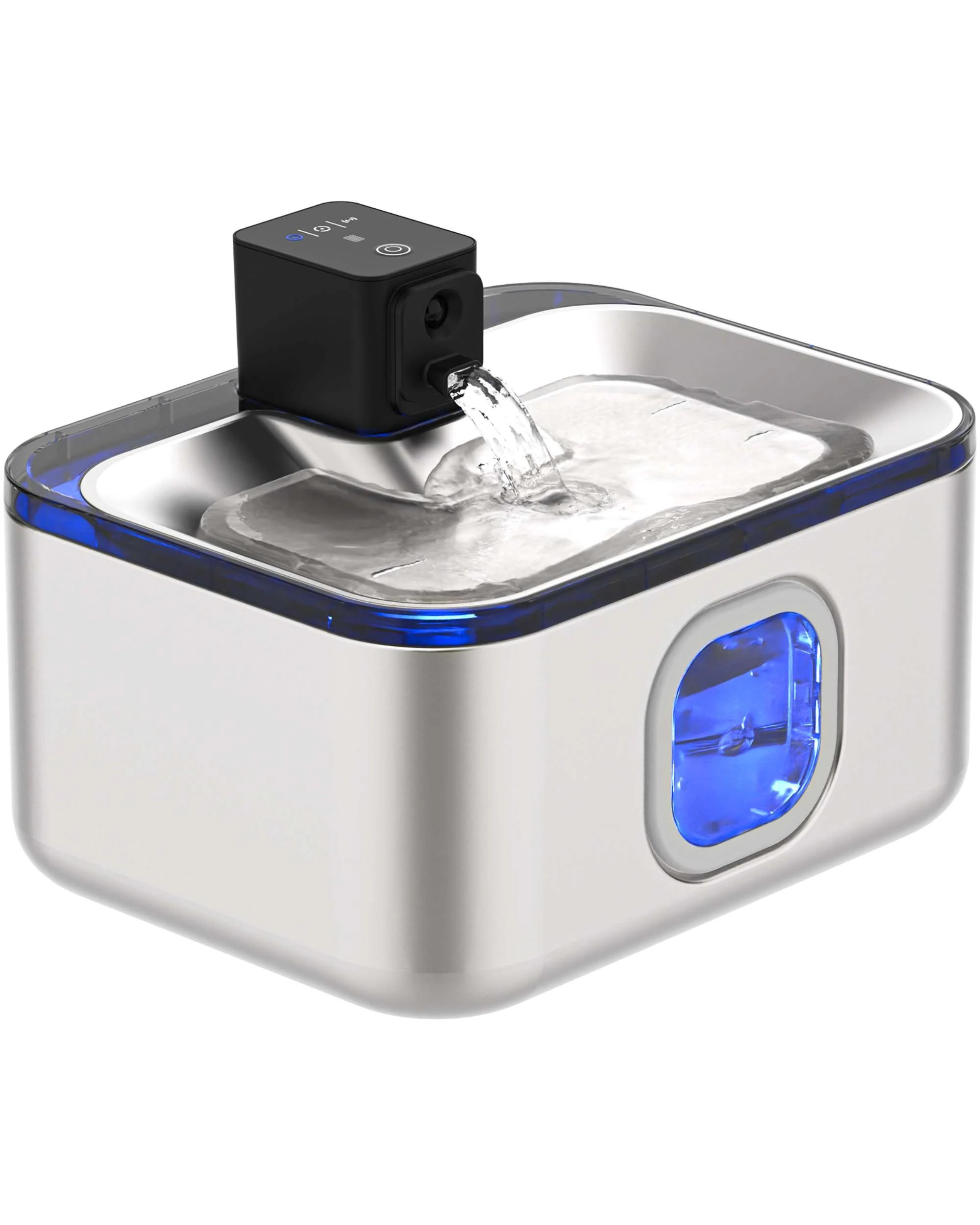 2 Advwin 5L Automatic Pet Water Fountain Stainless Steel, 2 of 8
