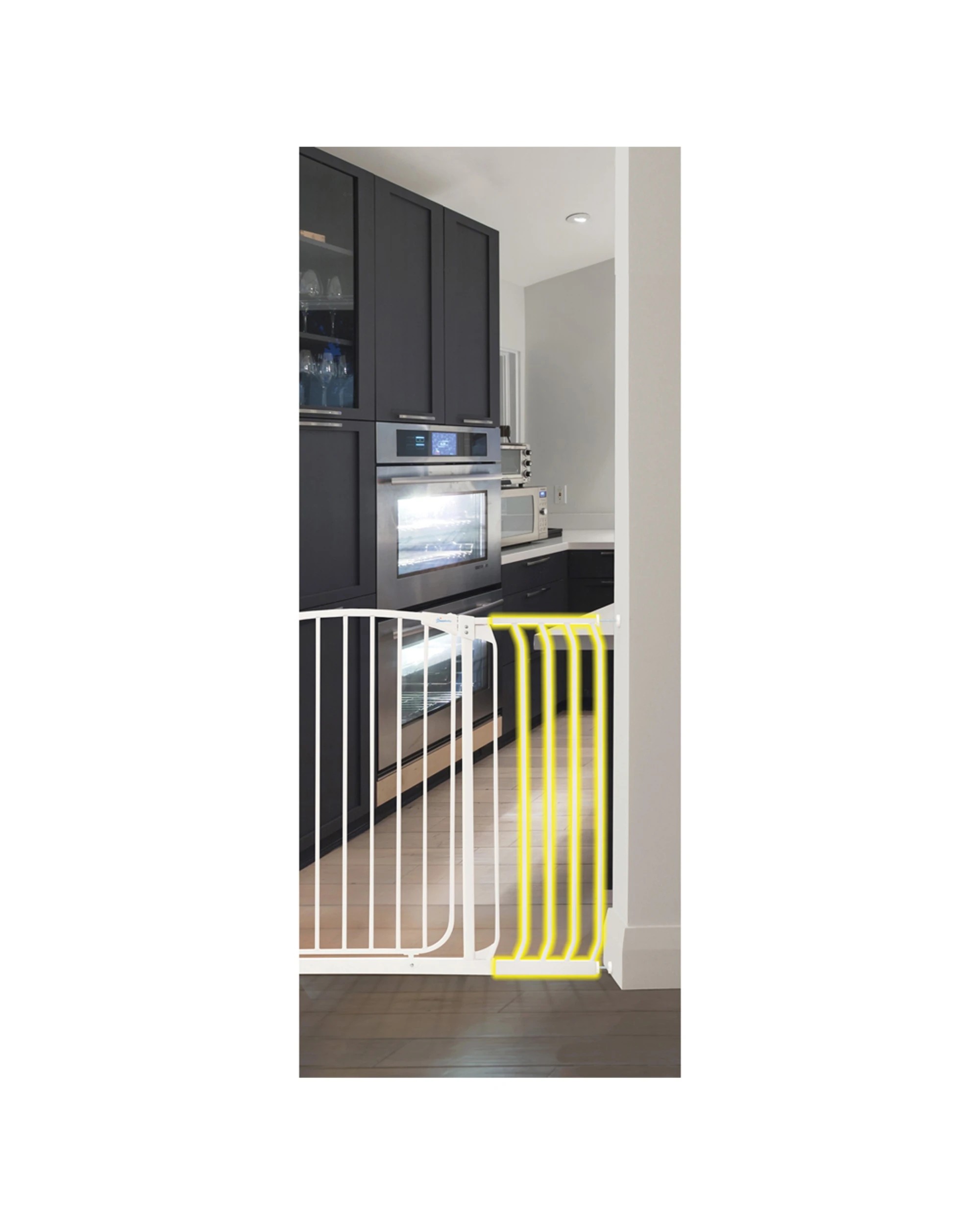 2 Dreambaby Chelsea Xtra Tall Extension For Baby Safety Gate 27cm - White, 2 of 2