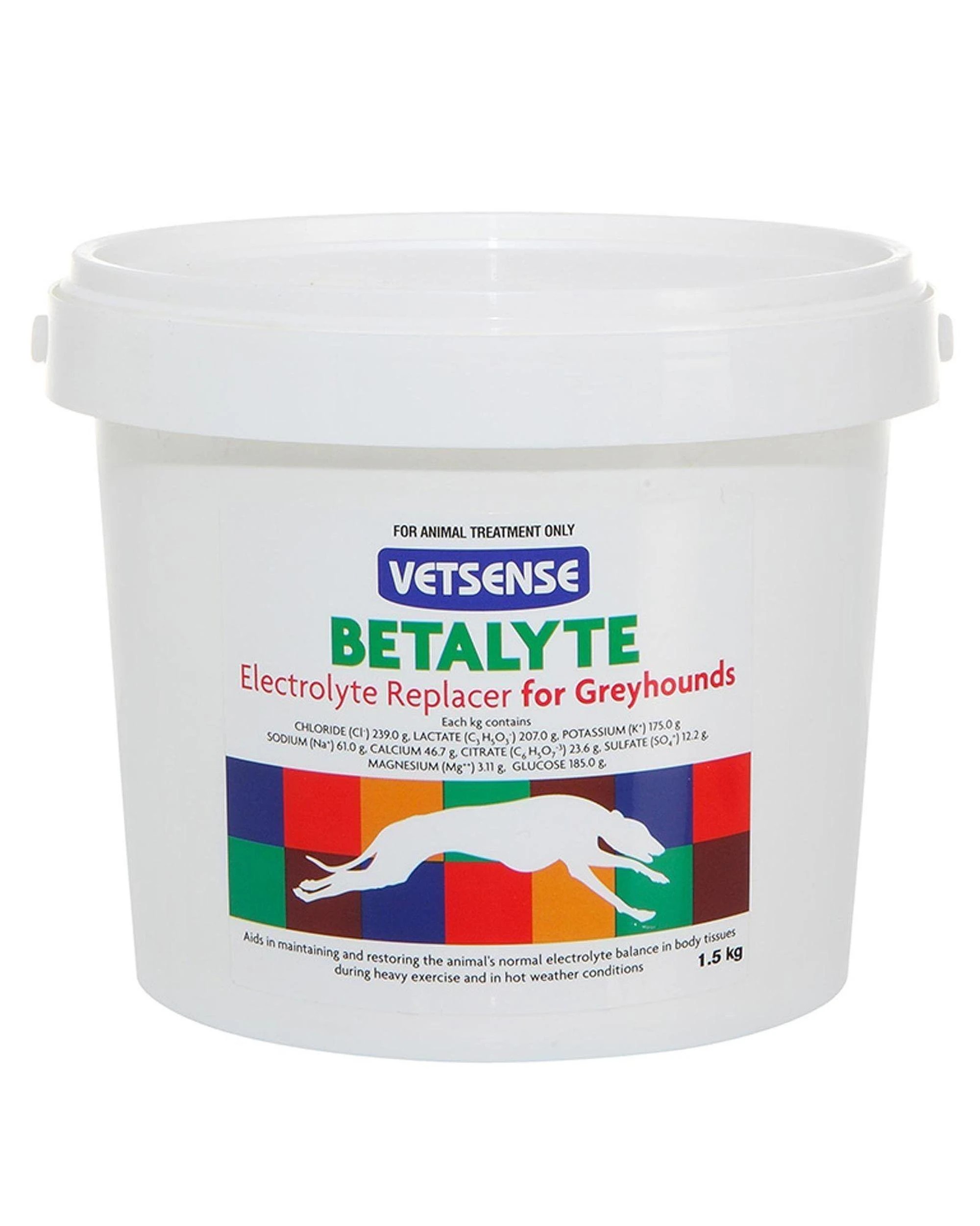 1 Vetsense Betalyte Electrolyte Replacer Supplement for Greyhound 1.5kg, 1 of 1