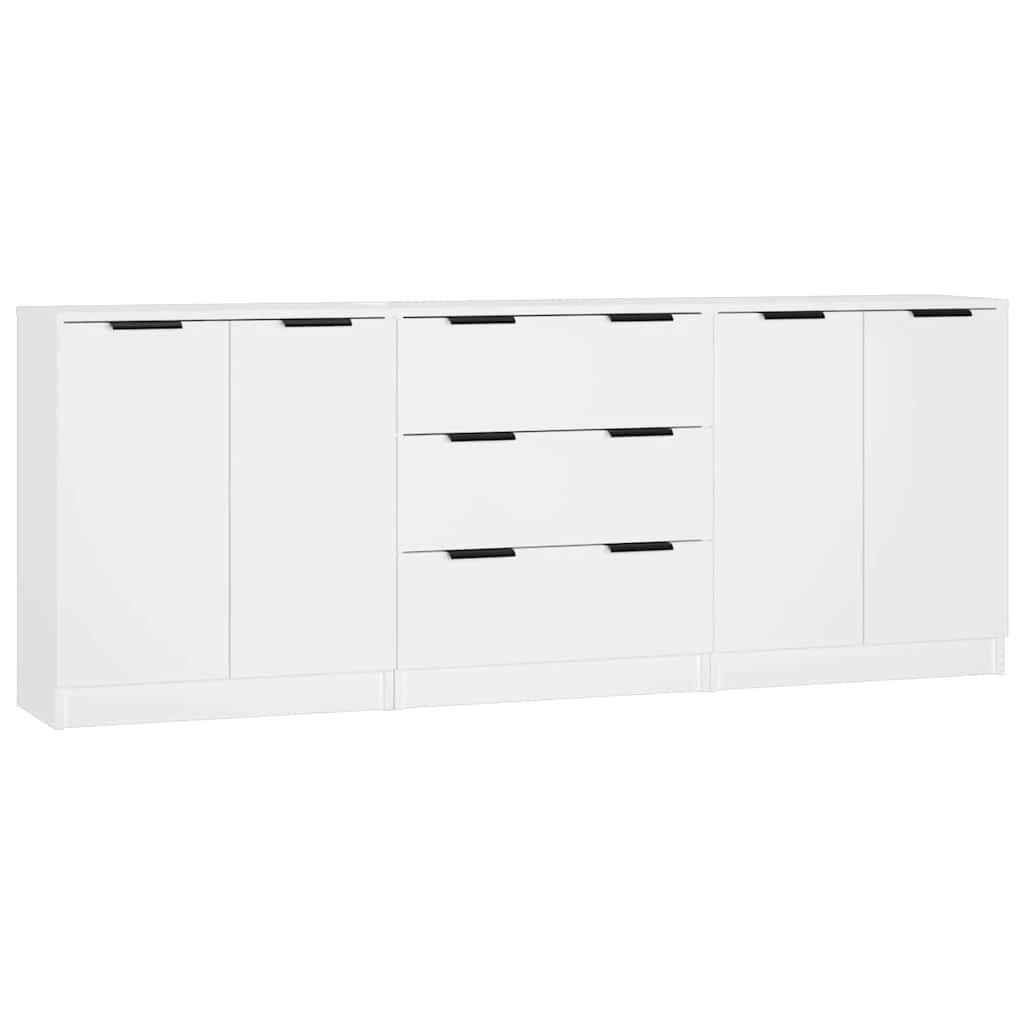 2 vidaXL Sideboard Ample Storage - White, 2 of 9