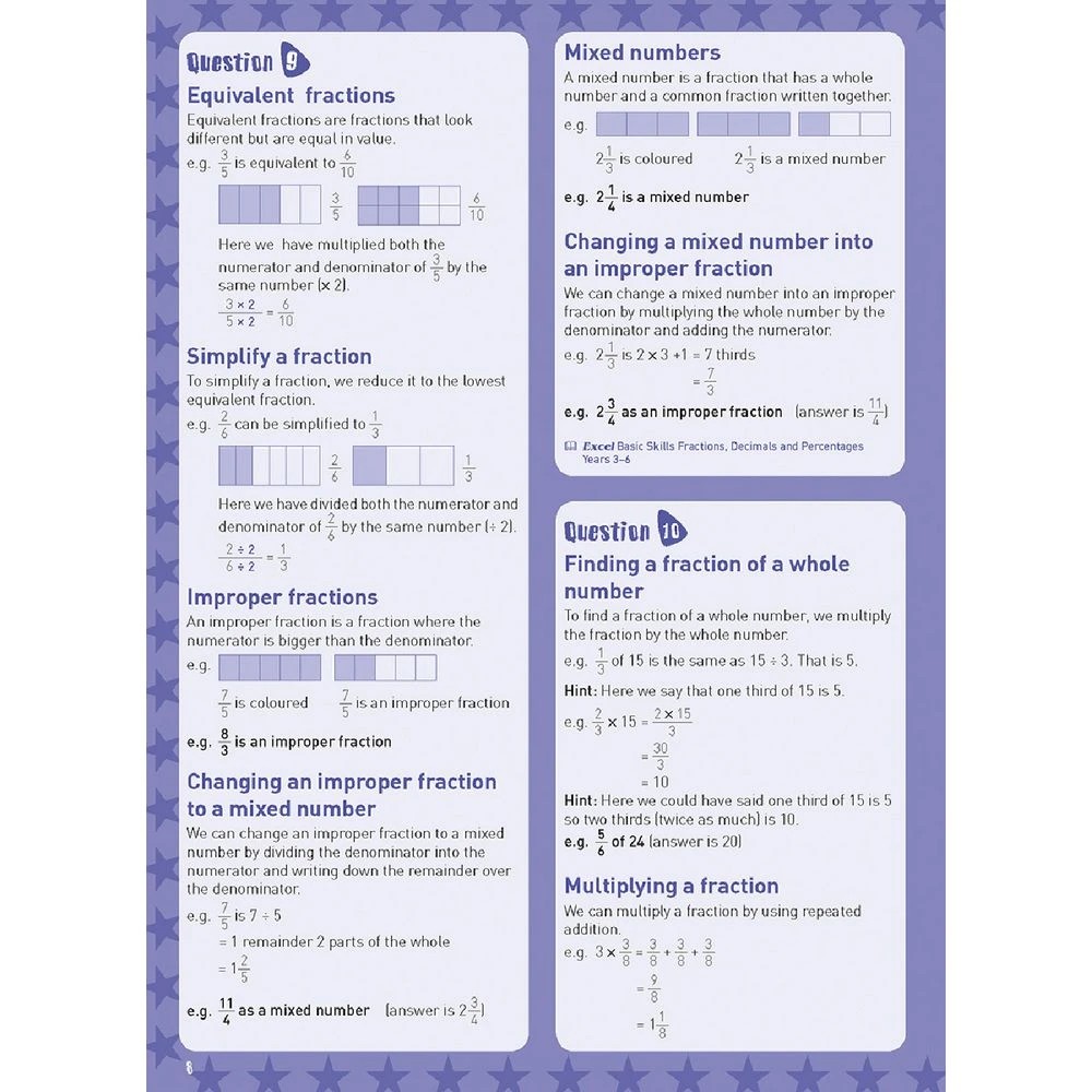 4 Excel Basic Skills: Mental Maths Strategies Year 6, 4 of 4