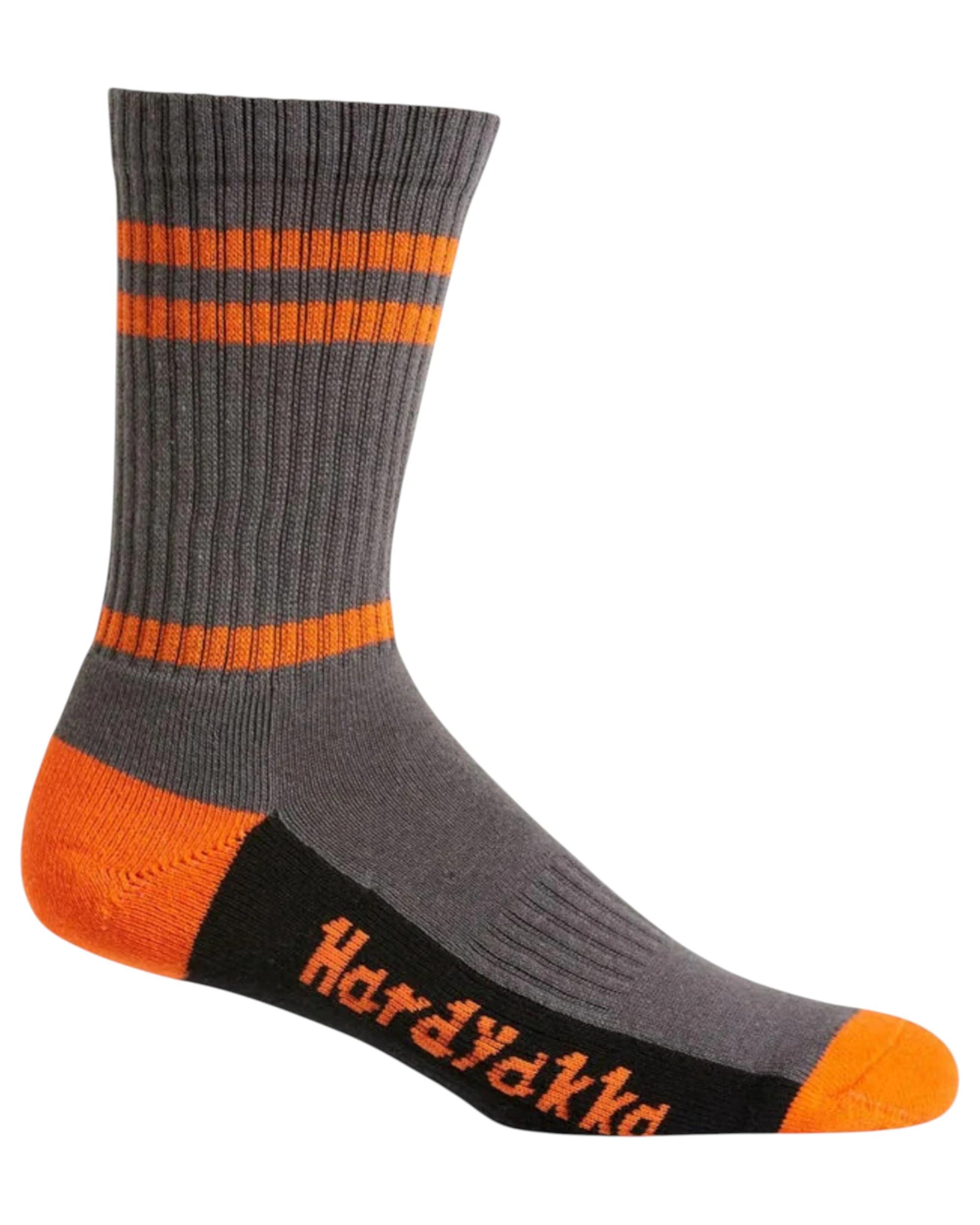 2 Hard Yakka 10 Pairs Mens Crew Work Workwear Socks MULTI COLOURED, 2 of 5