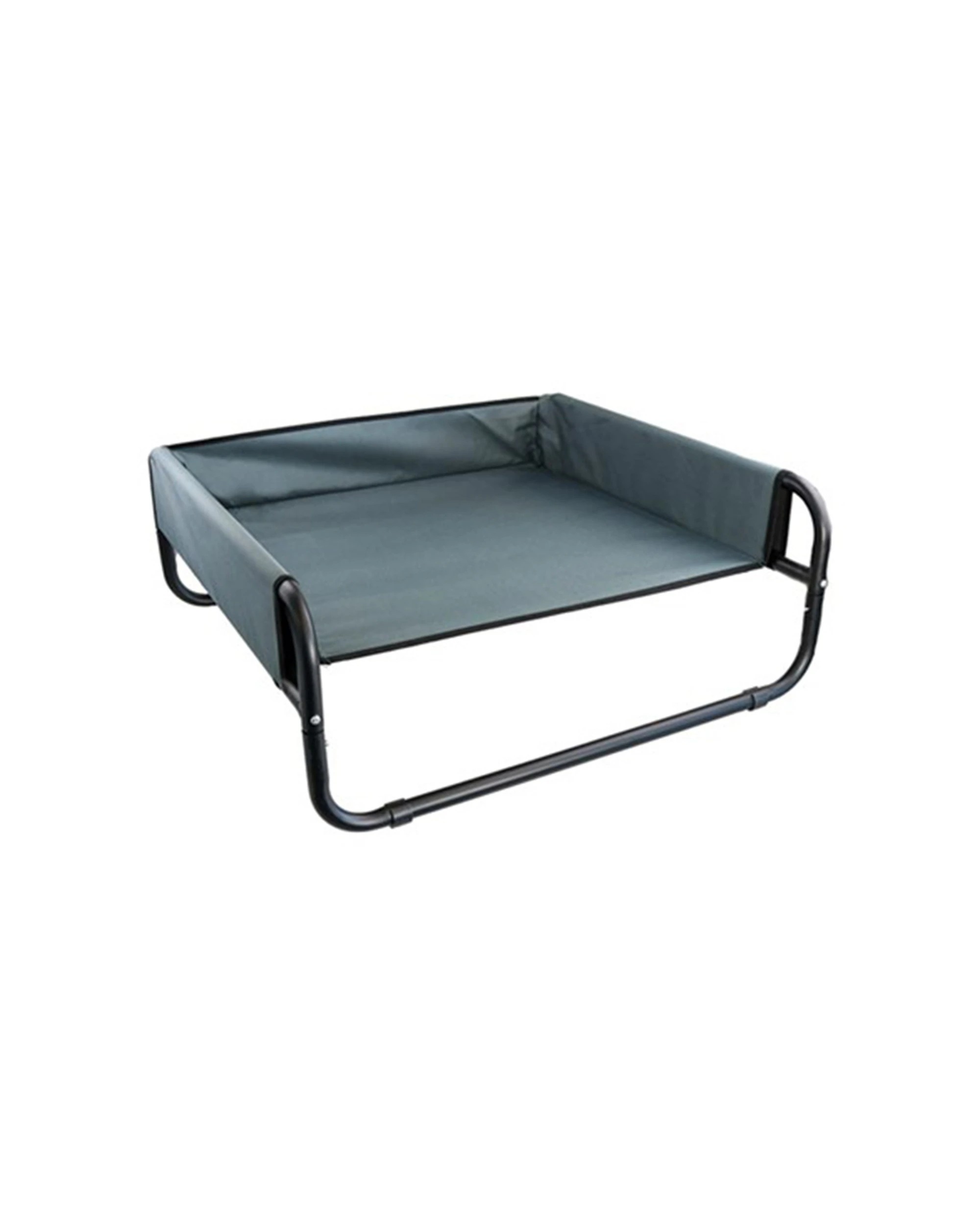 1 Paws And Claws 70x70x28cm Heavy Duty Elevated Walled Durable Pet Bed Grey Medium
 - Grey, 1 of 2