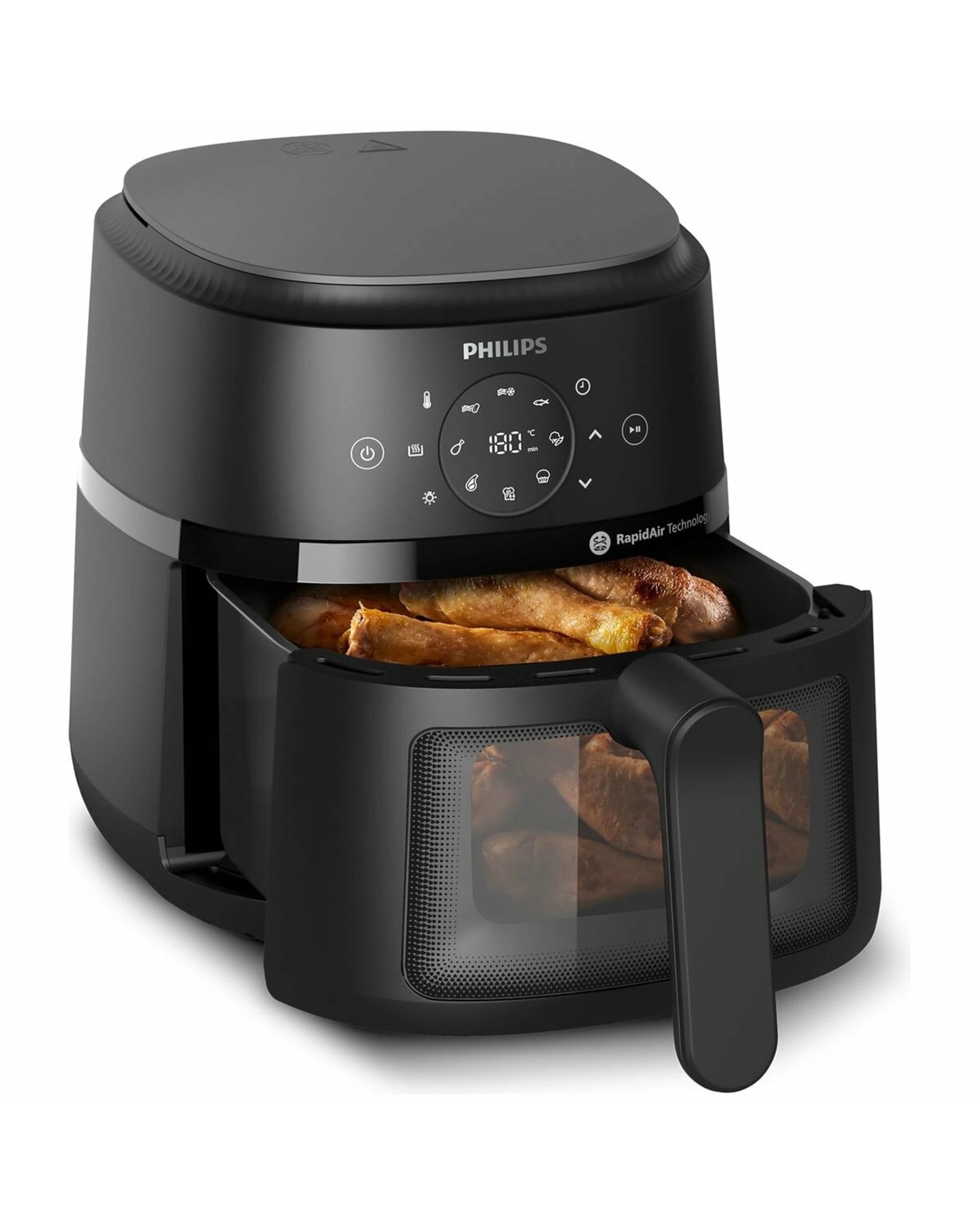 2 Philips 2000 Series 4.2 Litre Air Fryer - Black - BLACK, 2 of 5
