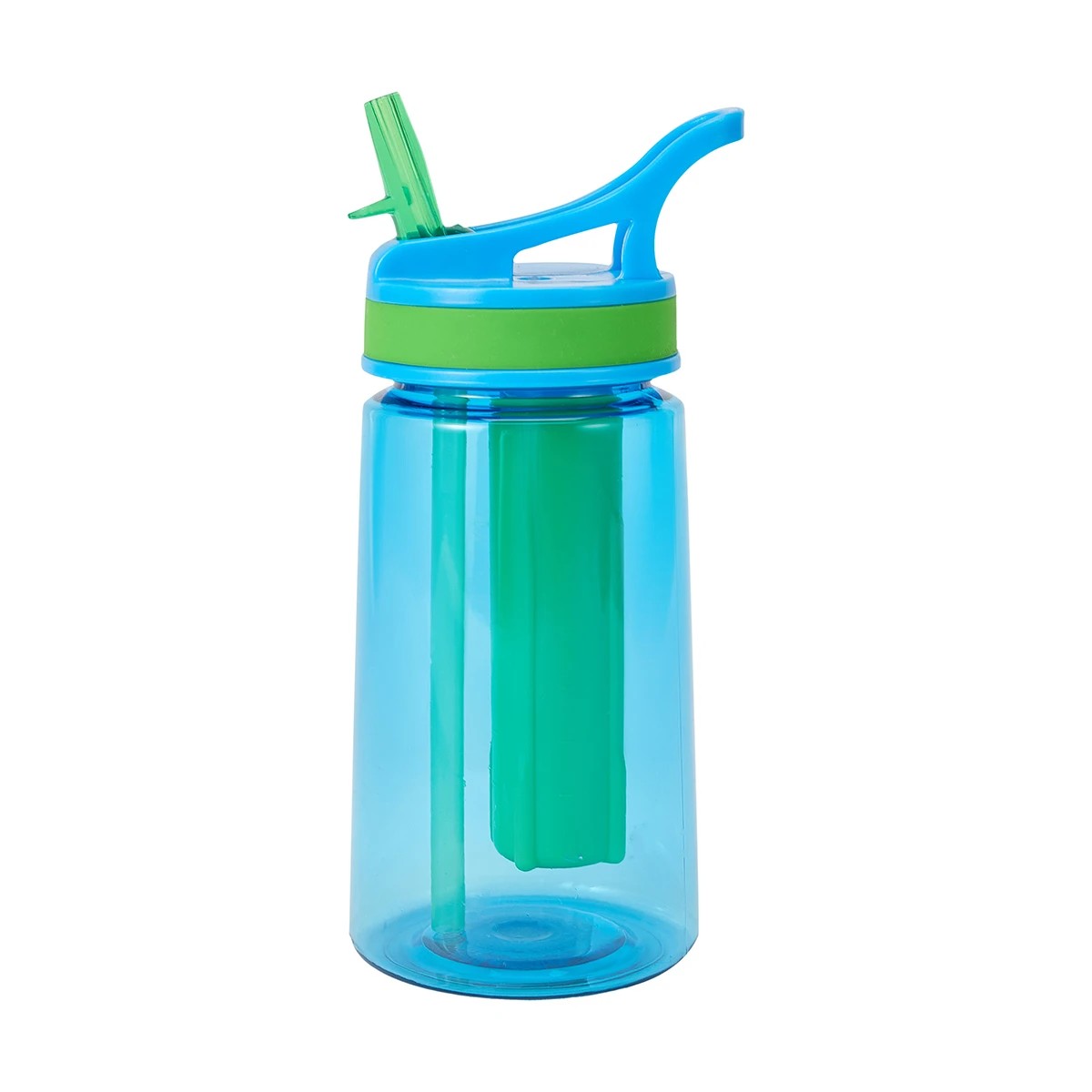 1 430ml Blue Mini Flared Drink Bottle, 1 of 8