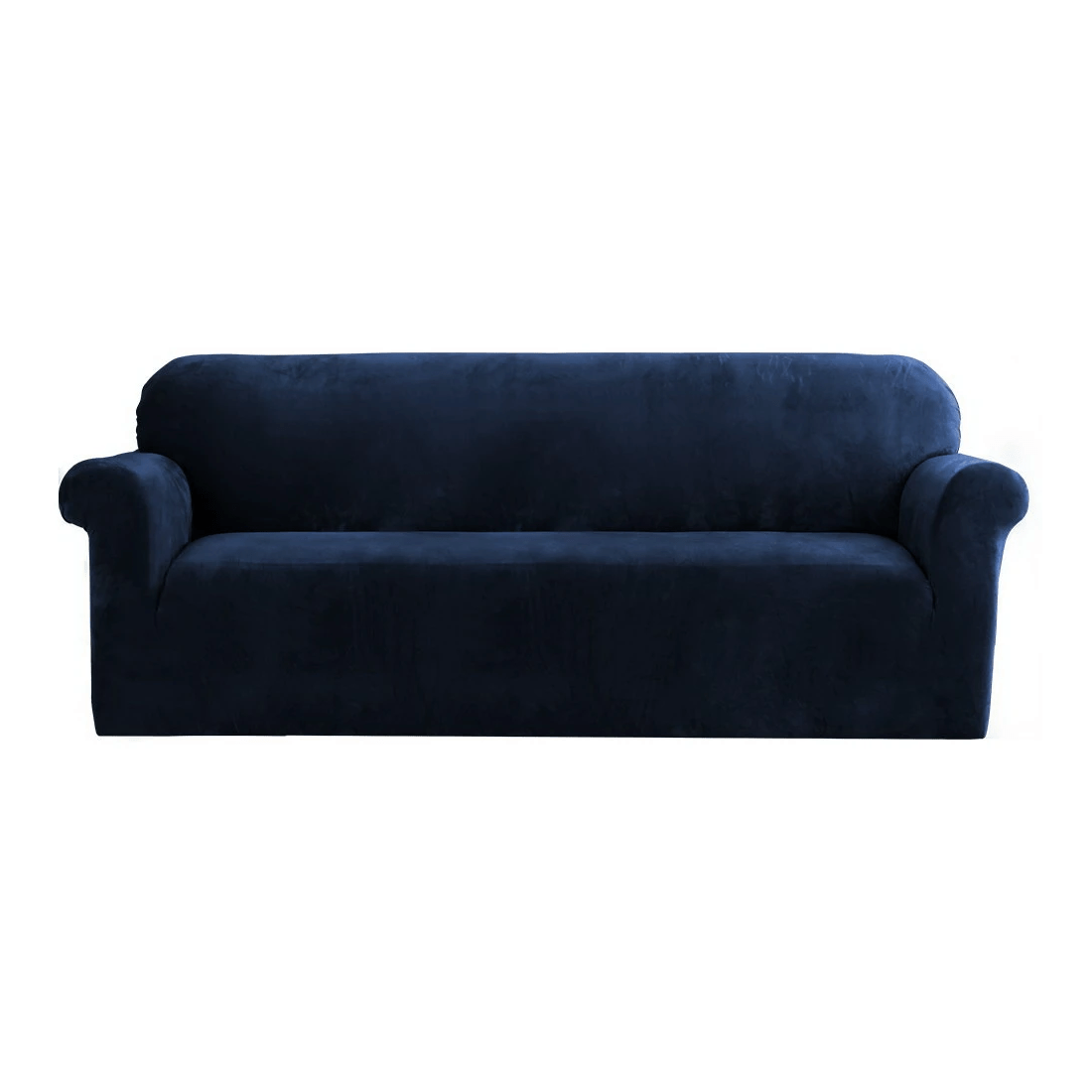 1 Artiss Sofa Cover Couch Covers 4 Seater Velvet Sapphire - Blue, 1 of 6