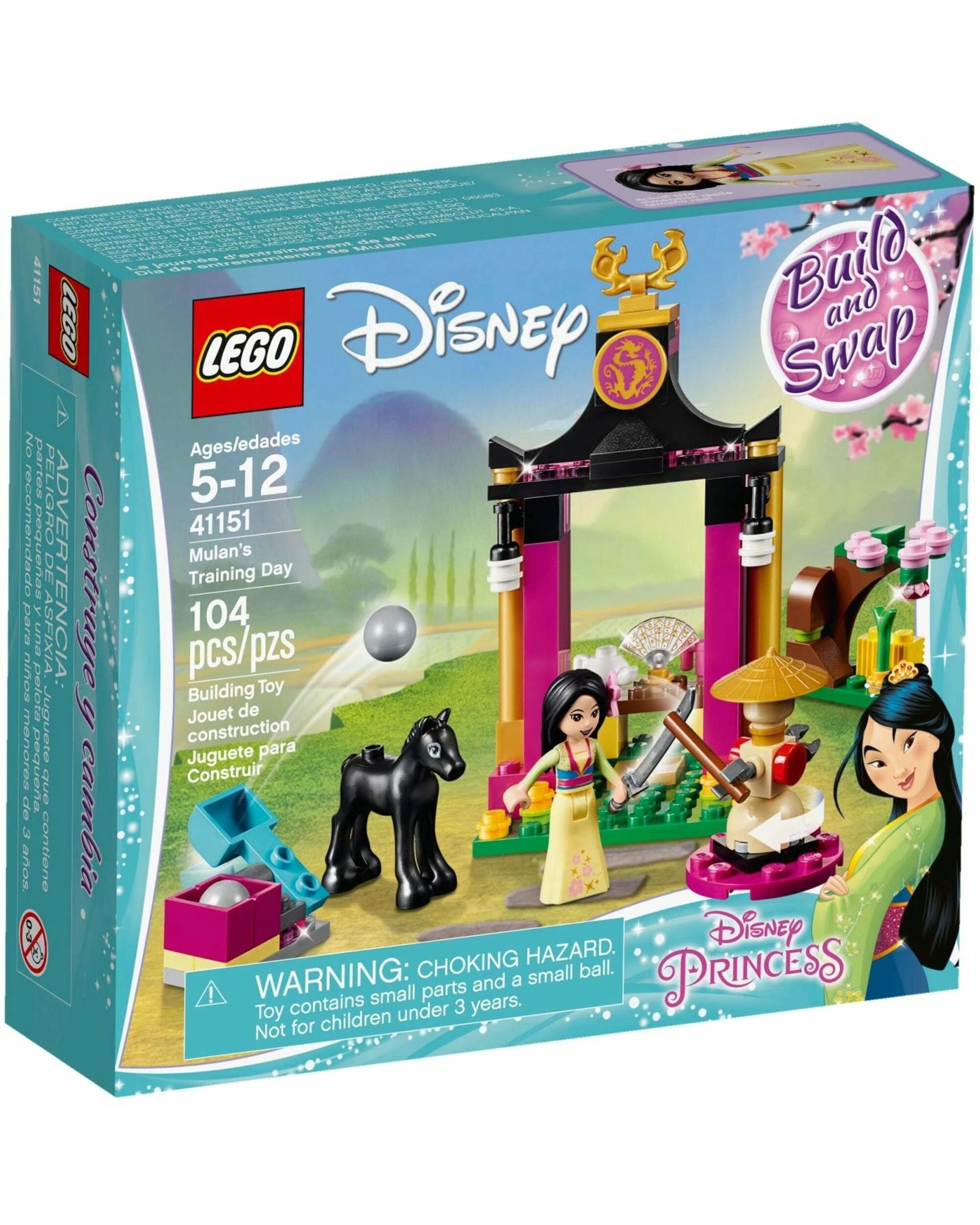 1 LEGO 41151 Mulan's Training Day: Temple, Khan & Accessories, 1 of 5