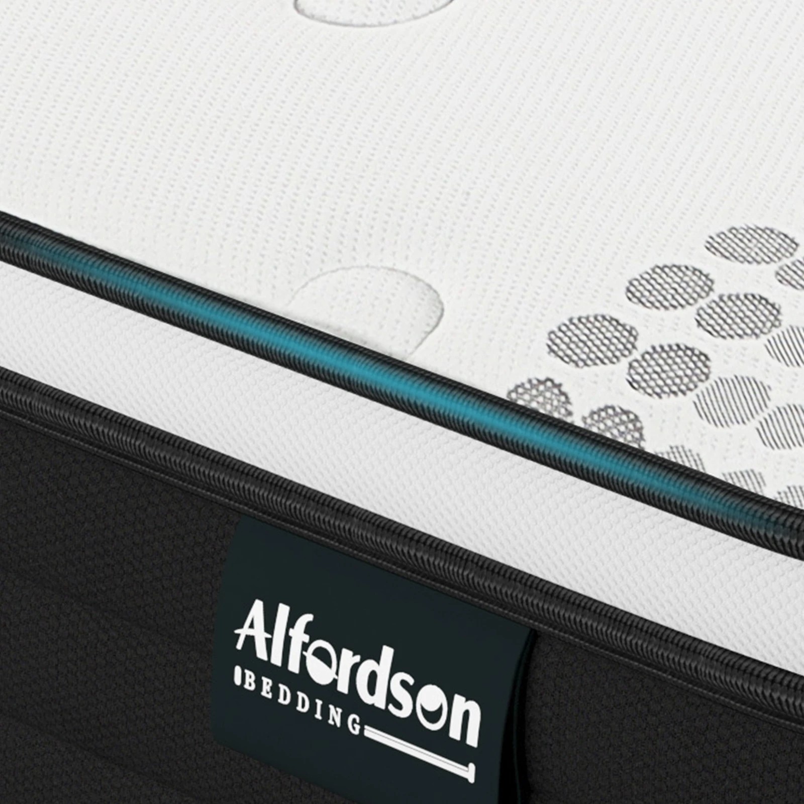 9 Alfordson Mattress 18CM Euro Top Bonnell Spring Memory Foam Firm - Queen Bed, 9 of 10