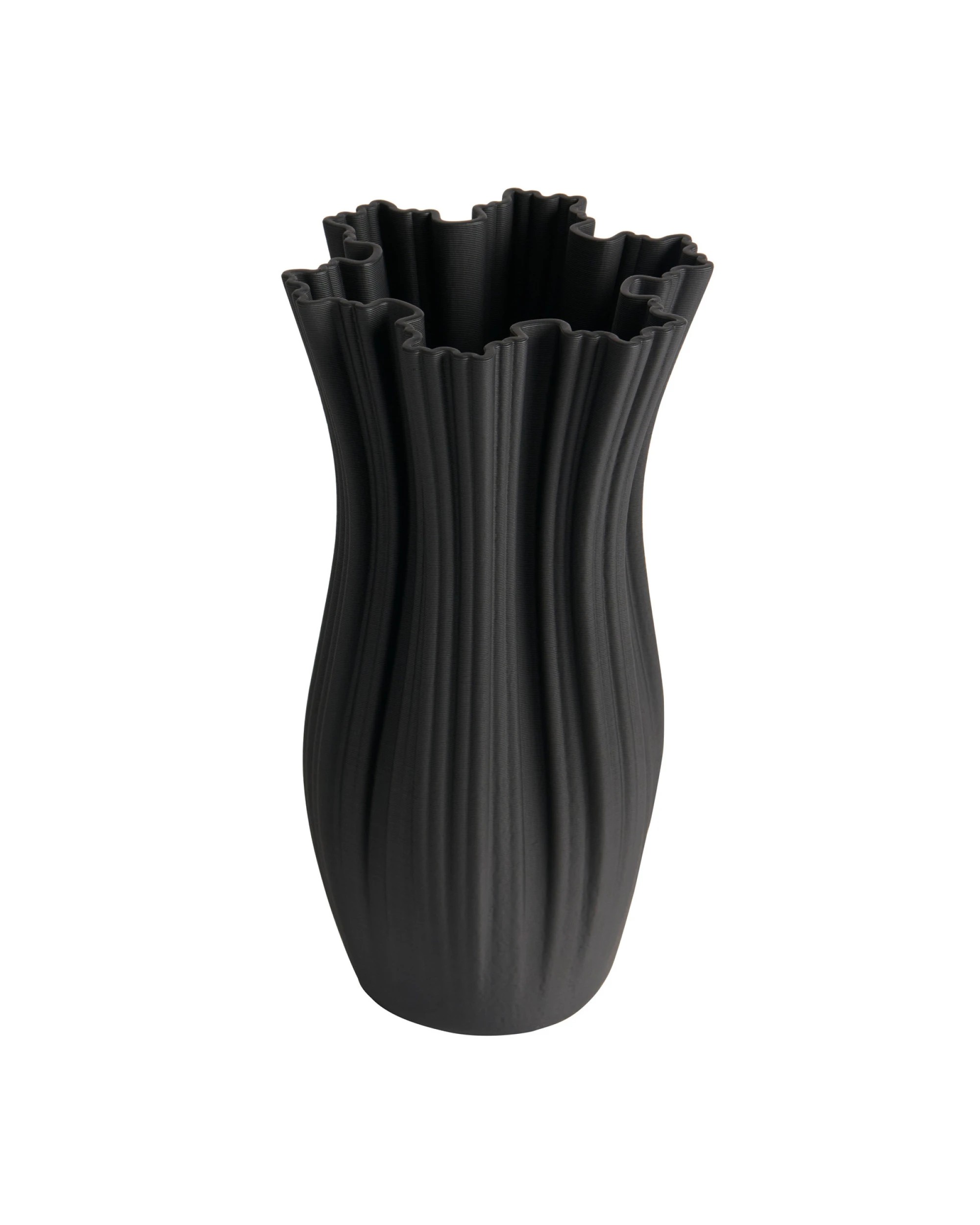 1 One Six Eight London Gemma Vase - 36cm - Black, 1 of 2