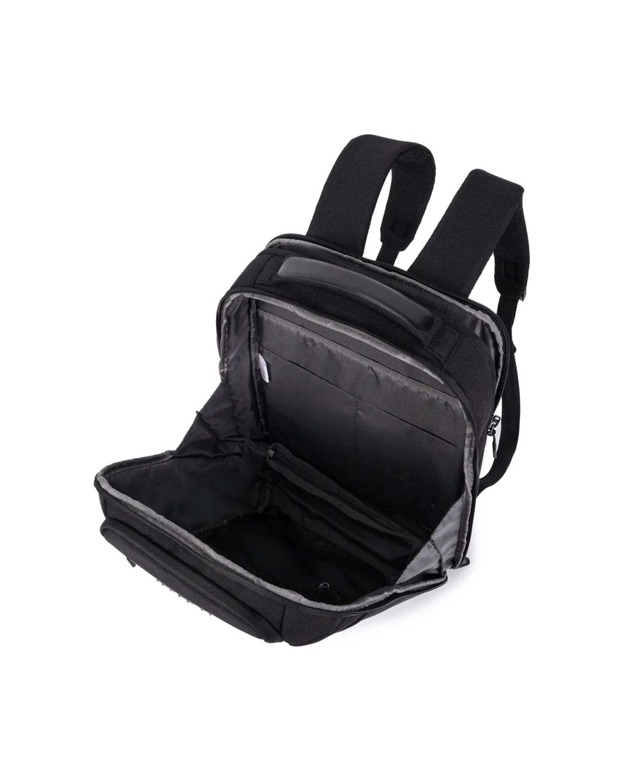 2 Hedgren HANDLE M 15.6in Laptop Backpack RFID Lockable Zips Raincover 19L Capacity - Black, 2 of 7