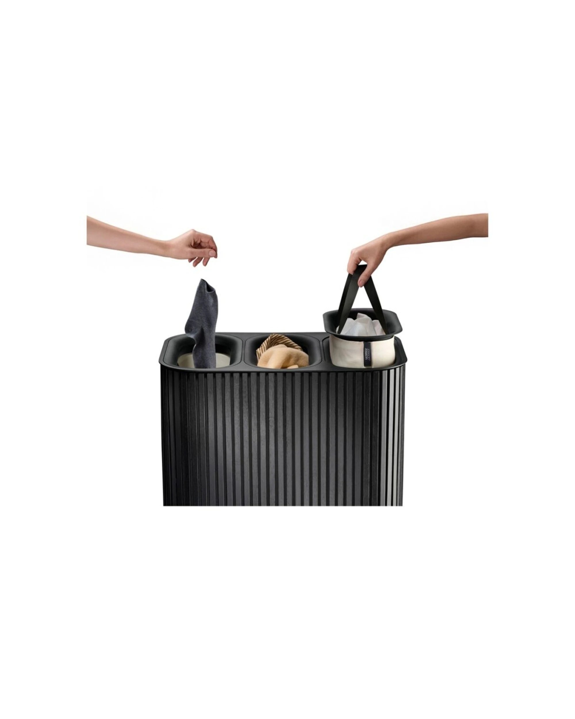 5 Joseph Joseph Tota Trio Luxe 90L Laundry Separation Basket, 5 of 7
