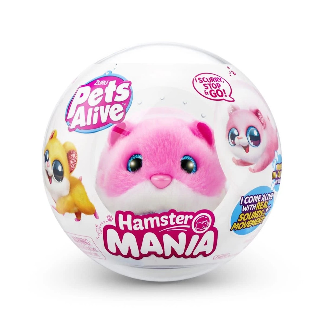 6 Zuru Pets Alive Hamster Mania - Assorted, 6 of 10