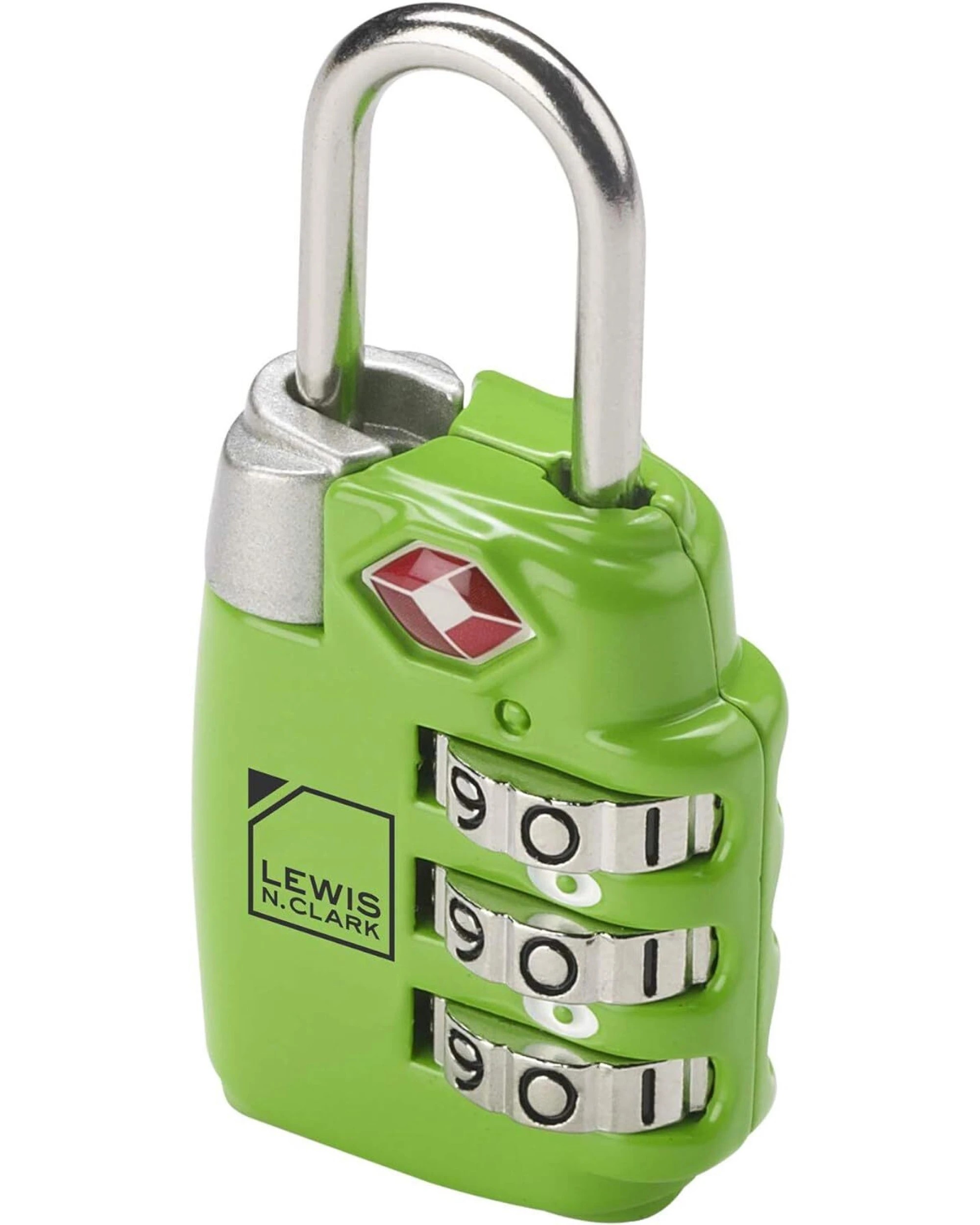 1 Lewis N. Clark 1x Lewis N Clark Tsa Approved Combination Lock Travel - Green, 1 of 1