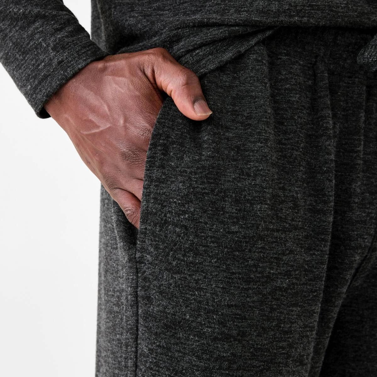 5 Brushed Slim Pants Blk Marle, 5 of 6