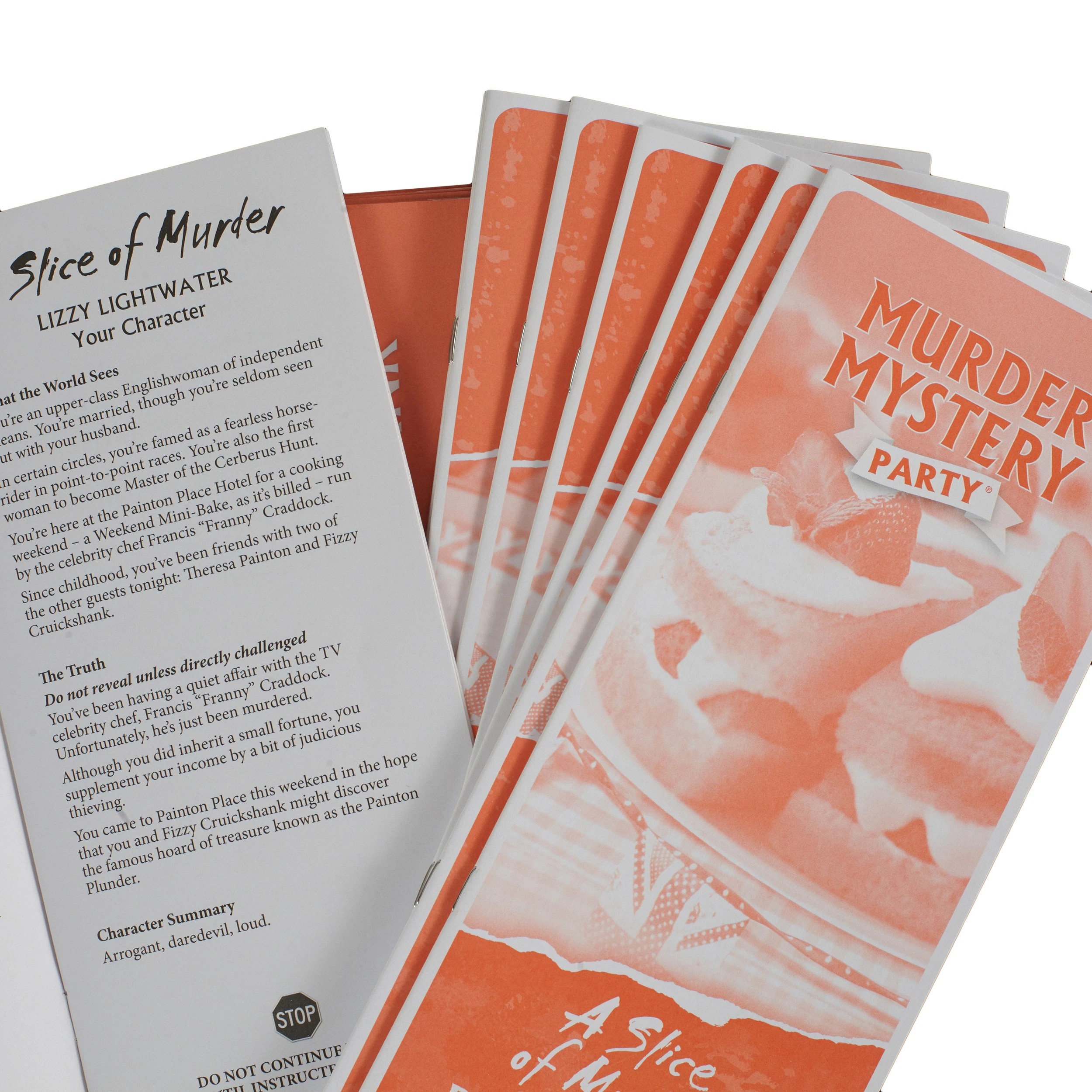 6 Murder Mystery Party Game - Assorted, 6 of 8