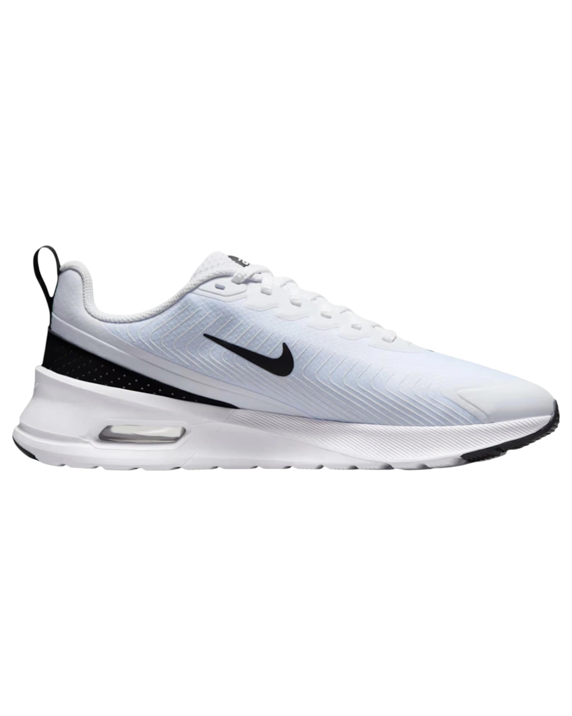 1 Nike Mens Air Max Nuaxis Athletic Shoes WHITE/BLACK, 1 of 8
