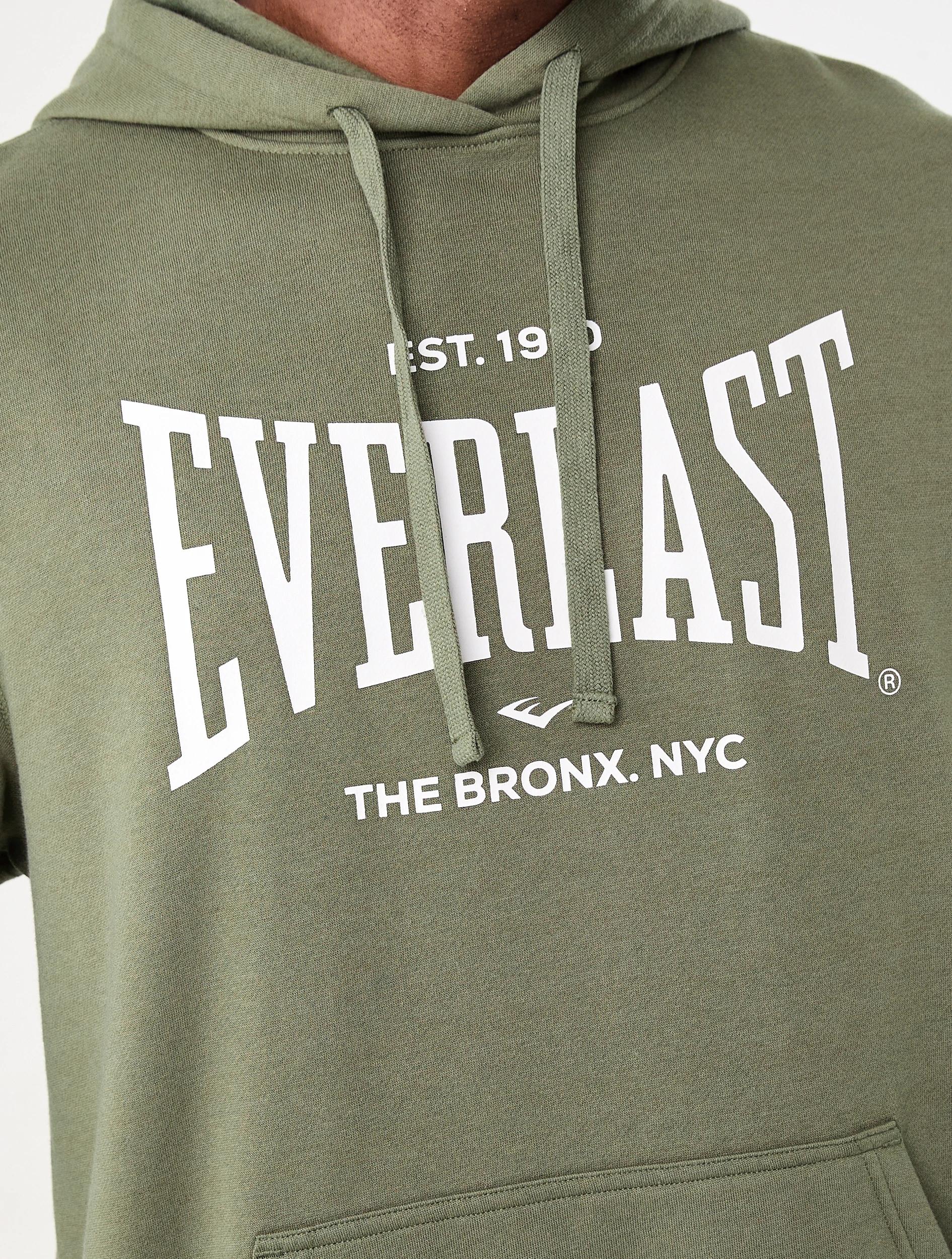 6 Everlast Mens Bronx Hoodie Olive, 6 of 8