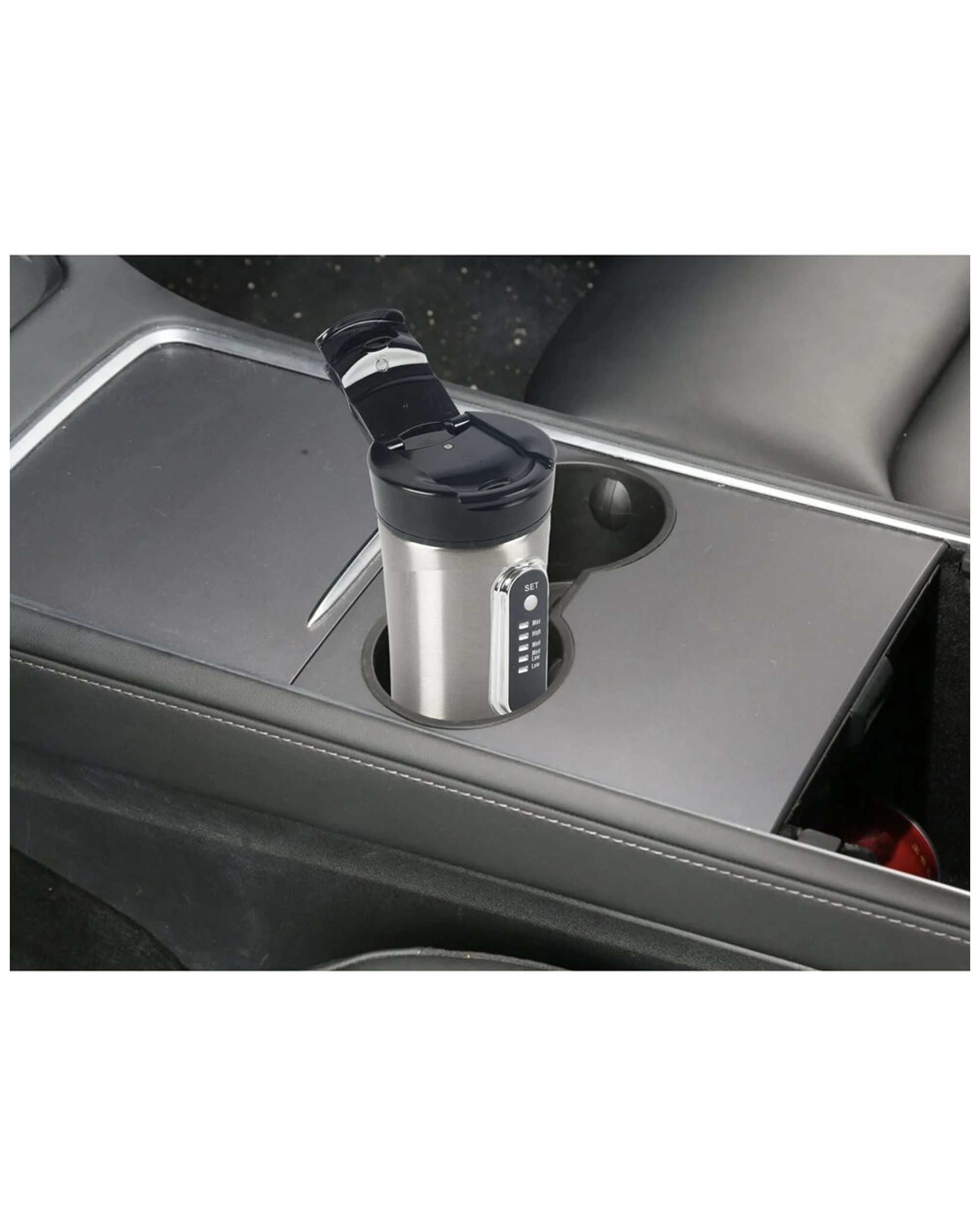 3 Wildtrak Insulated Stainless Steel Travel Mug With Built In 12V Heater 350ml - Silver, 3 of 3