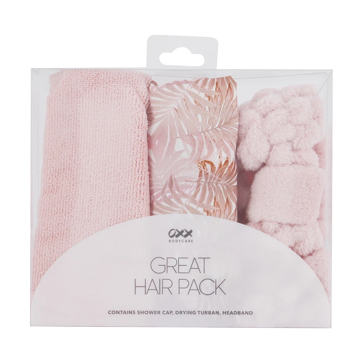 1 OXX Bodycare Great Hair Pack - Pink, 1 of 7