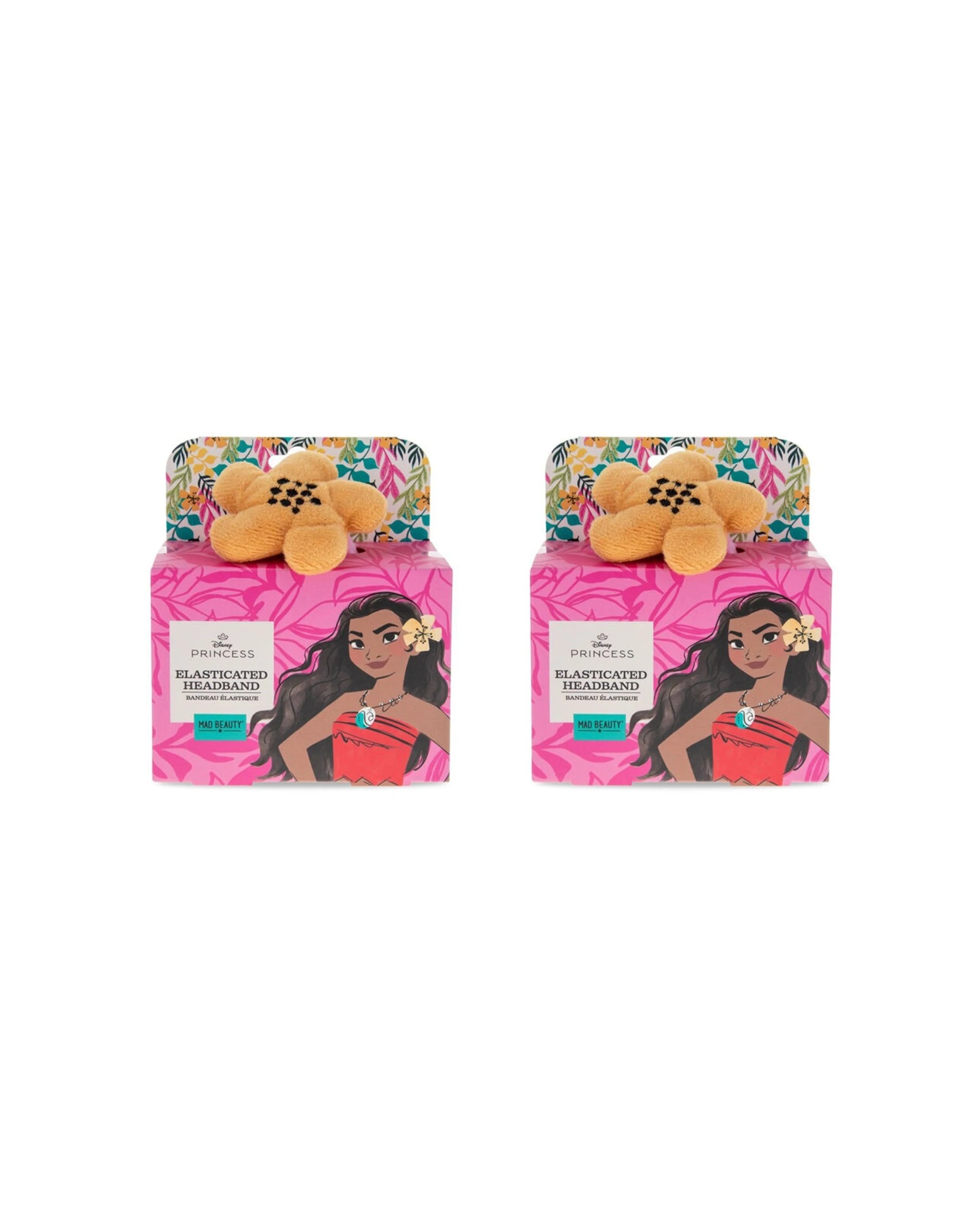 1 Disney Moana Elasticated Cosmetic Cleansing Headband 2PK - Multi, 1 of 3