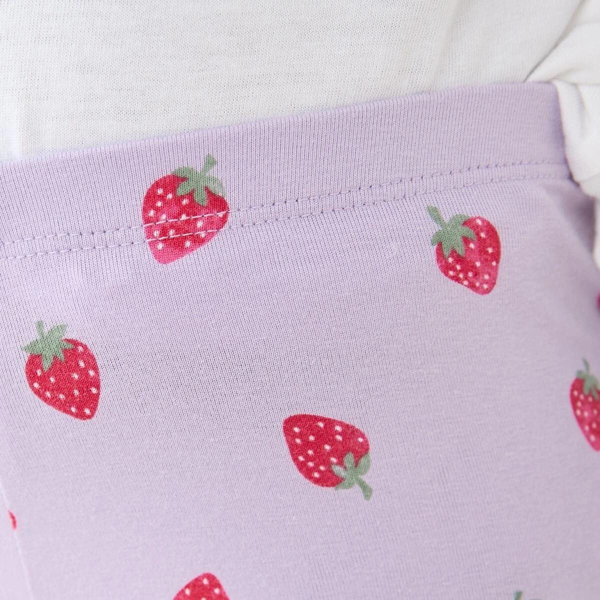 3 Printed Leggings Strawberry, 3 of 8