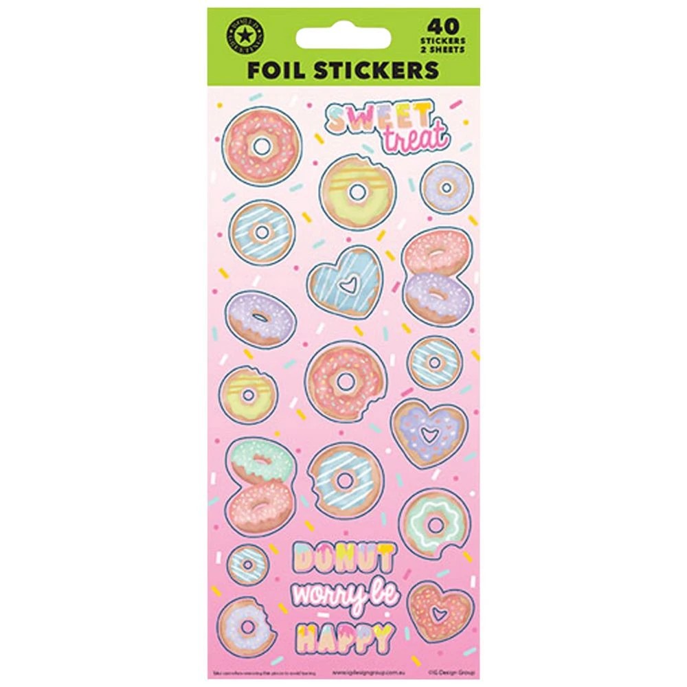 1 Artwrap FSC Sticker Sheet Donuts, 1 of 1