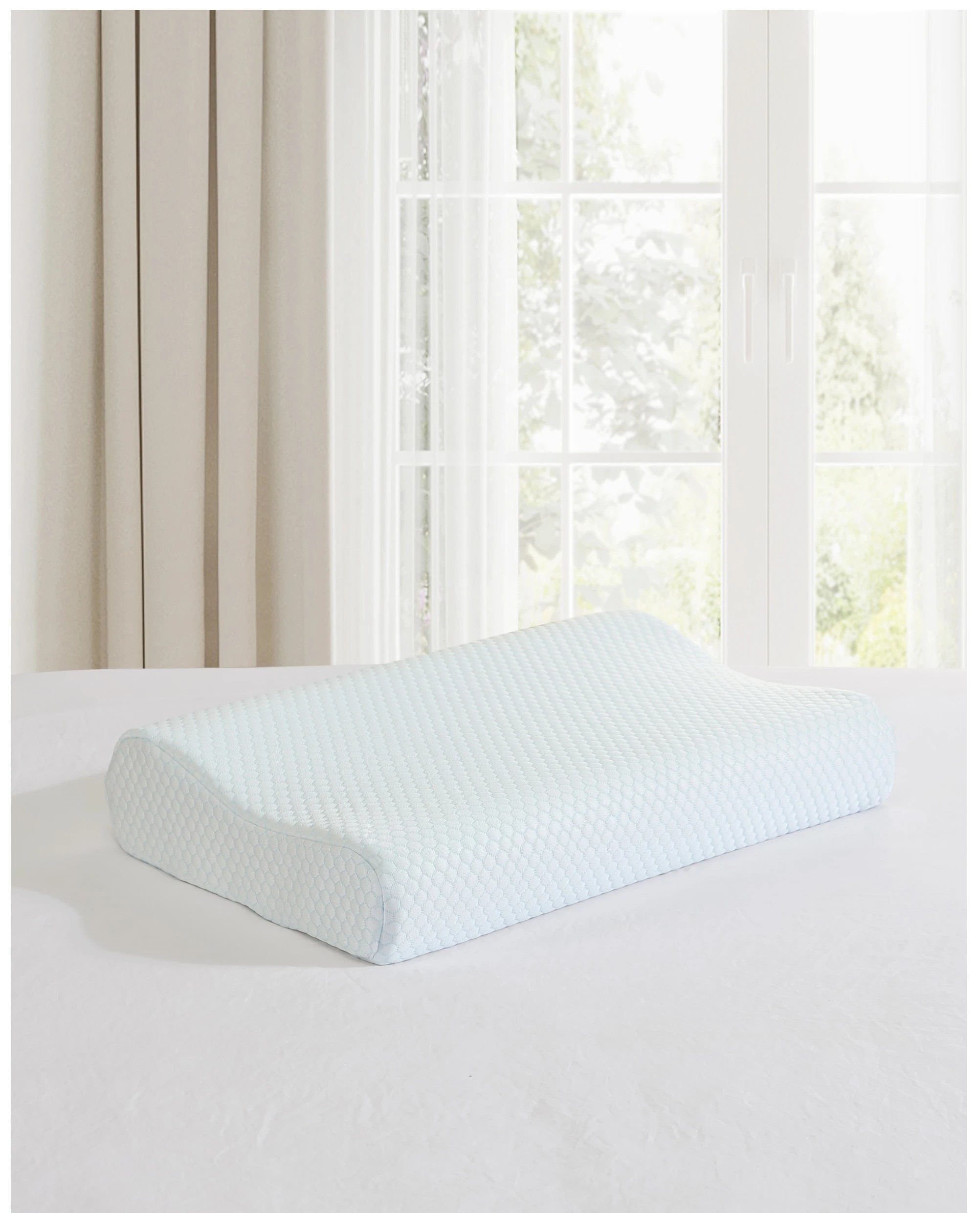 4 ARDOR Contoured Pillow - Memory Foam - Neck Support - 60x40 Pillow - Ergonomic, 4 of 4