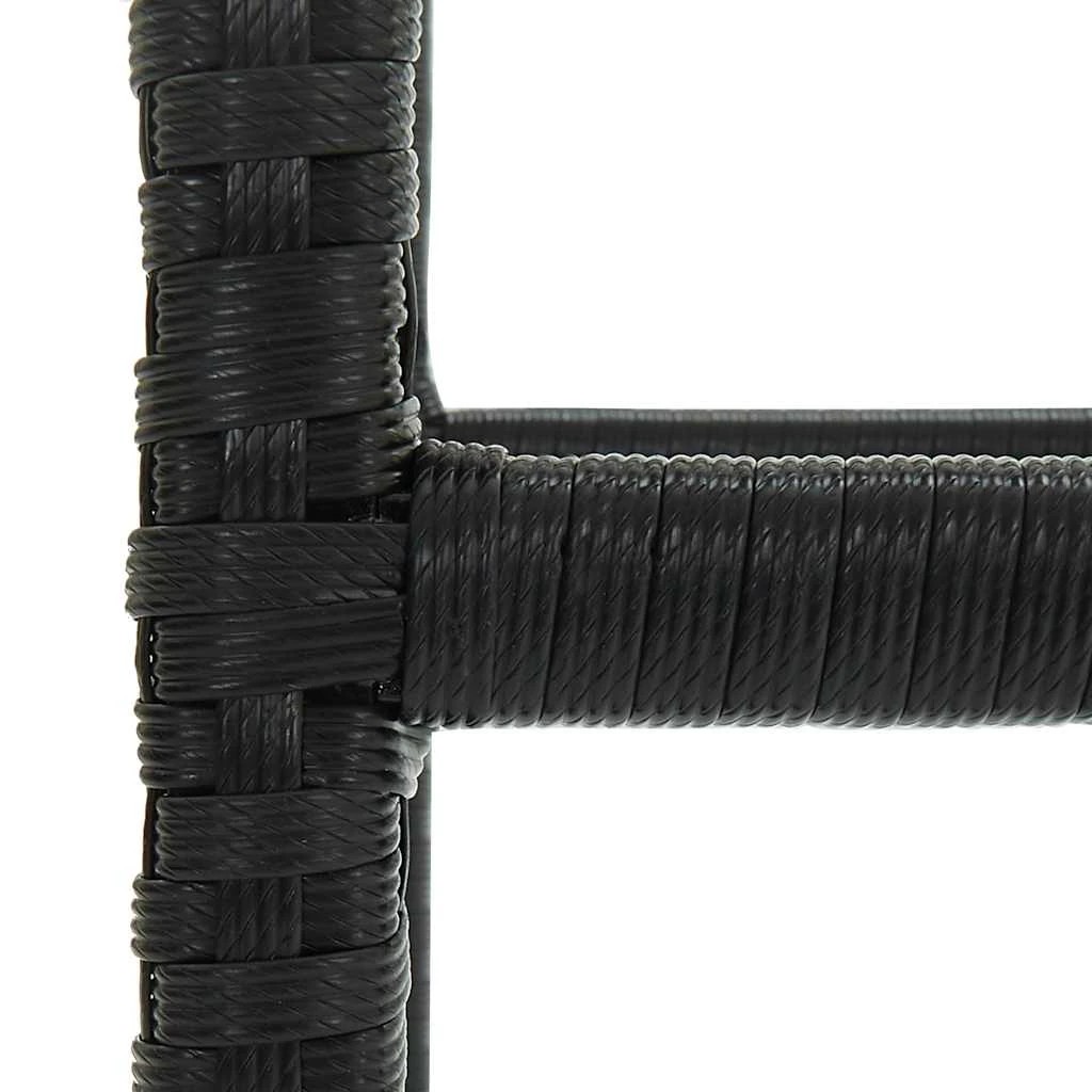 7 vidaXL Bar stool Footrest - Black, 7 of 8