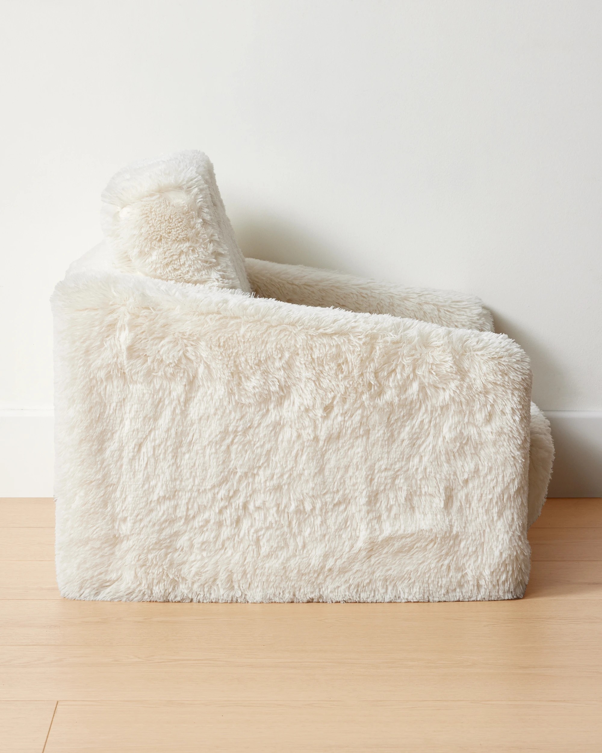 4 Faux Fur Flip Out - Cream, 4 of 6