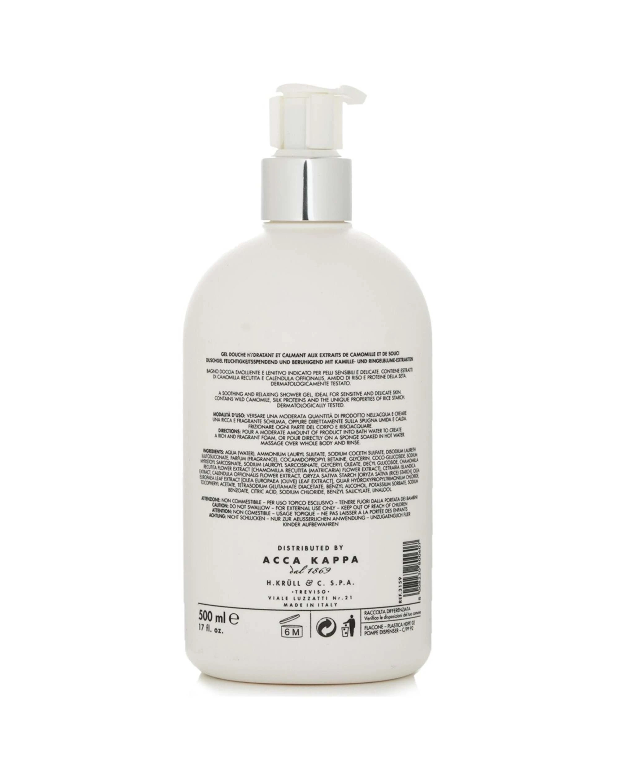 3 Acca Kappa White Moss Shower Gel 500ml/17oz, 3 of 3